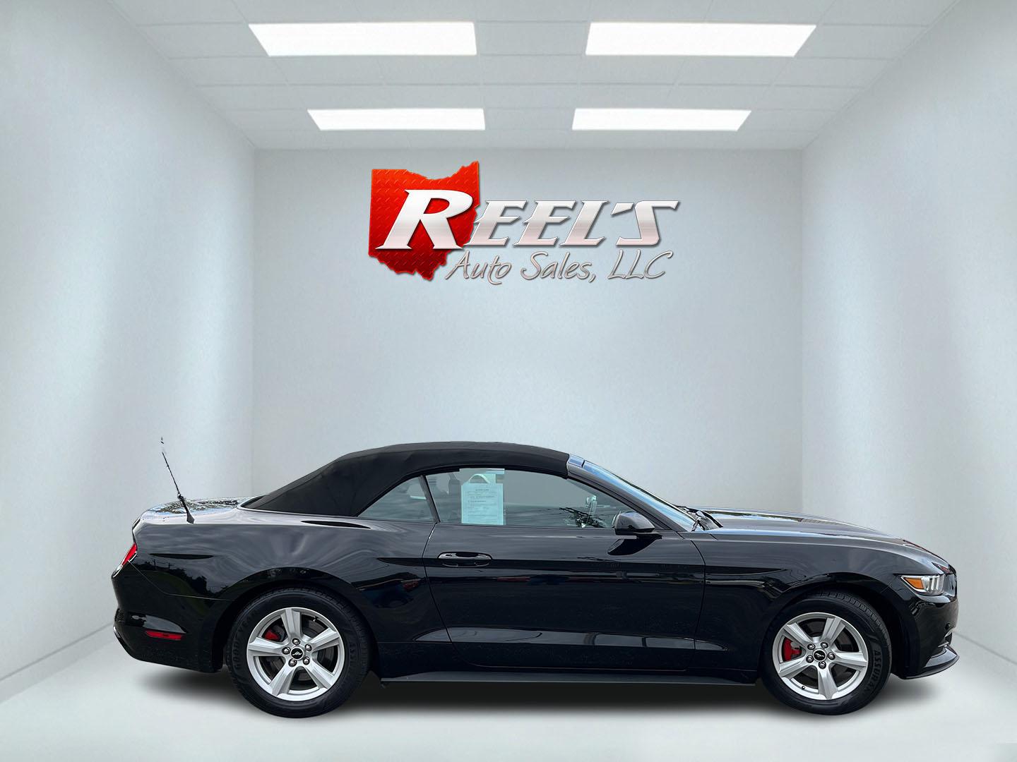2017 Black /Black Ford Mustang V6 Convertible (1FATP8EM9H5) with an 3.7L V6 DOHC 24V engine, Automatic transmission, located at 11115 Chardon Rd. , Chardon, OH, 44024, (440) 214-9705, 41.580246, -81.241943 - 2017 Ford Mustang Convertible – Open-Air Mustang Feel with V6 Confidence Some cars get you there. A Mustang Convertible makes you want to take the long way. This 2017 Ford Mustang Convertible in Shadow Black has that classic look, with a power soft top you can drop when the weather is right. The- Photo#7