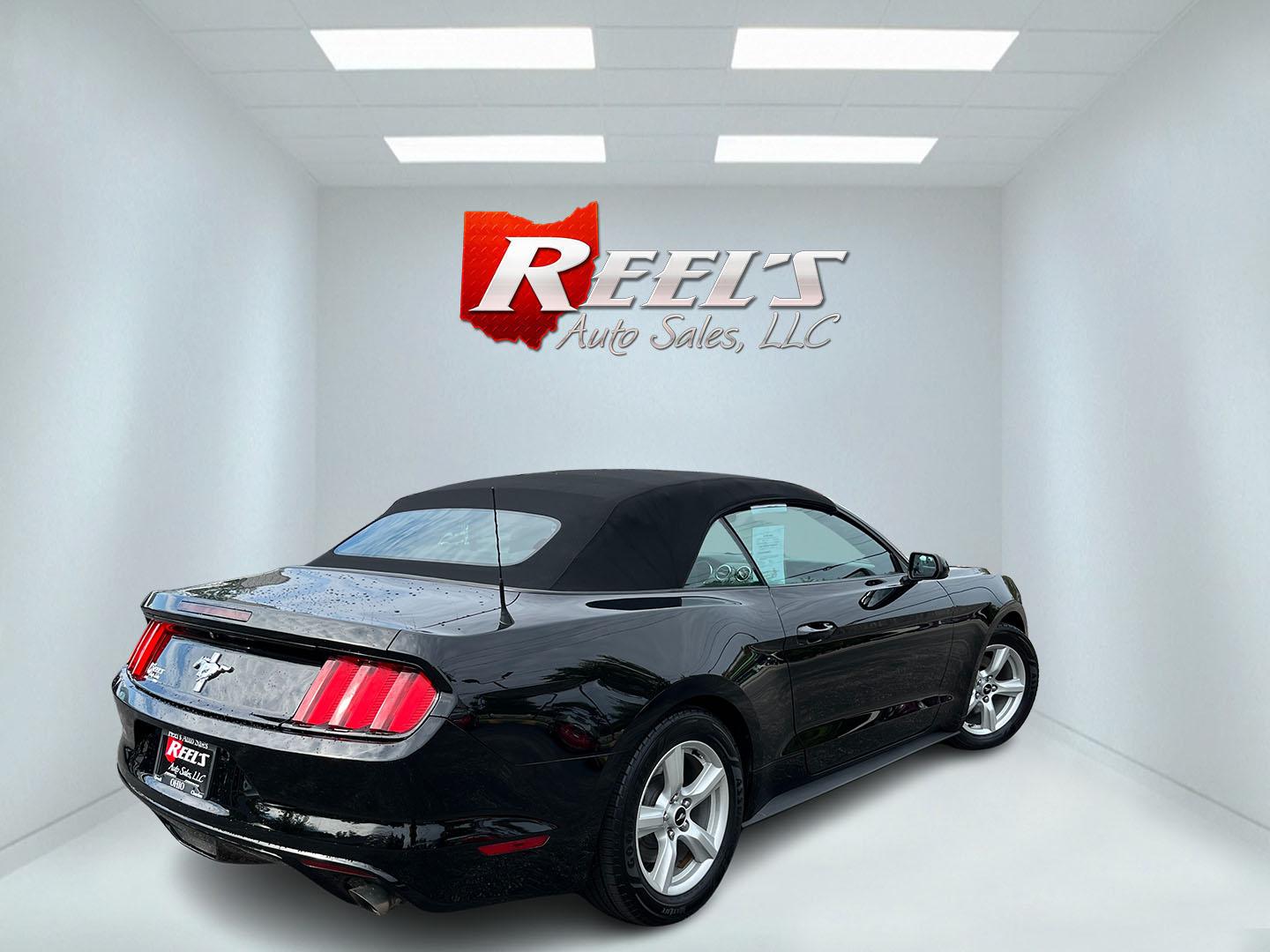 2017 Black /Black Ford Mustang V6 Convertible (1FATP8EM9H5) with an 3.7L V6 DOHC 24V engine, Automatic transmission, located at 11115 Chardon Rd. , Chardon, OH, 44024, (440) 214-9705, 41.580246, -81.241943 - 2017 Ford Mustang Convertible – Open-Air Mustang Feel with V6 Confidence Some cars get you there. A Mustang Convertible makes you want to take the long way. This 2017 Ford Mustang Convertible in Shadow Black has that classic look, with a power soft top you can drop when the weather is right. The- Photo#8