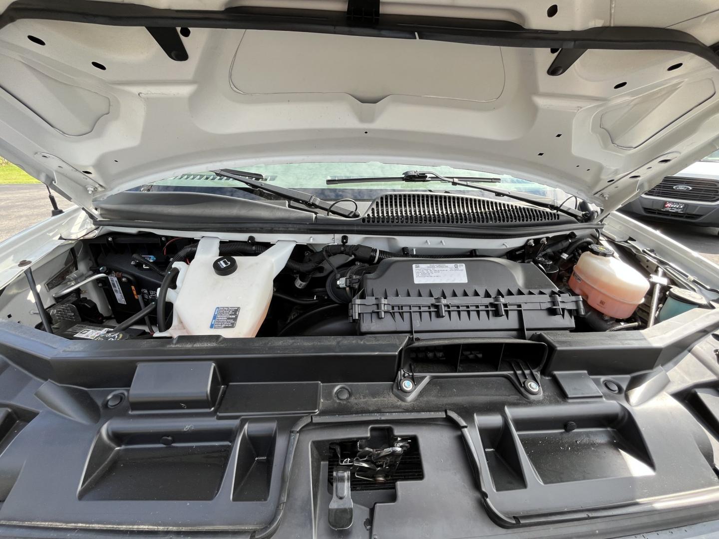 2023 White /Gray GMC Savana G2500 Cargo (1GTW7AFPXP1) with an 4.3L V6 engine, Automatic transmission, located at 11115 Chardon Rd. , Chardon, OH, 44024, (440) 214-9705, 41.580246, -81.241943 - 023 GMC Savana 2500 Cargo Van – Work-Ready Hauler with Real Payload If you need a van that earns its keep, this 2023 GMC Savana 2500 Cargo is built for the job. Finished in Summit White, it has the straightforward look of a commercial van that is ready to work, not just sit on the lot. The 4.3L V- Photo#13