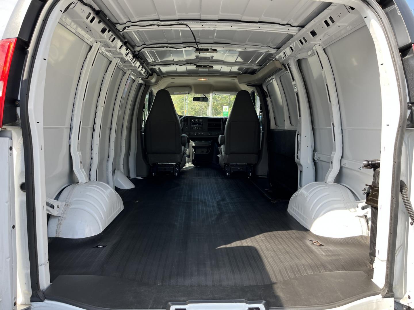 2023 White /Gray GMC Savana G2500 Cargo (1GTW7AFPXP1) with an 4.3L V6 engine, Automatic transmission, located at 11115 Chardon Rd. , Chardon, OH, 44024, (440) 214-9705, 41.580246, -81.241943 - 023 GMC Savana 2500 Cargo Van – Work-Ready Hauler with Real Payload If you need a van that earns its keep, this 2023 GMC Savana 2500 Cargo is built for the job. Finished in Summit White, it has the straightforward look of a commercial van that is ready to work, not just sit on the lot. The 4.3L V- Photo#14