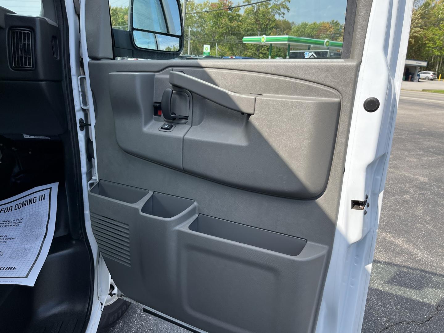 2023 White /Gray GMC Savana G2500 Cargo (1GTW7AFPXP1) with an 4.3L V6 engine, Automatic transmission, located at 11115 Chardon Rd. , Chardon, OH, 44024, (440) 214-9705, 41.580246, -81.241943 - 023 GMC Savana 2500 Cargo Van – Work-Ready Hauler with Real Payload If you need a van that earns its keep, this 2023 GMC Savana 2500 Cargo is built for the job. Finished in Summit White, it has the straightforward look of a commercial van that is ready to work, not just sit on the lot. The 4.3L V- Photo#26