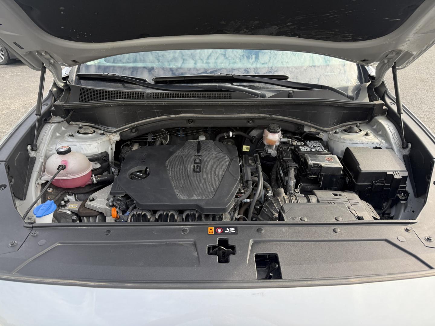 2023 Silver /Black Hyundai Santa Fe SEL AWD (5NMS2DAJ7PH) with an 2.5L I4 DOHC 16V engine, Automatic transmission, located at 547 E. Main St., Orwell, OH, 44076, (440) 437-5893, 41.535435, -80.847855 - 2023 Hyundai Santa Fe SEL AWD – Family-Ready Midsize Comfort with Fresh Tires If you want a midsize SUV that handles family life and changing weather without feeling oversized, this 2023 Hyundai Santa Fe SEL AWD is a strong fit. Finished in Shimmering Silver, with LED daytime running lights and d- Photo#15
