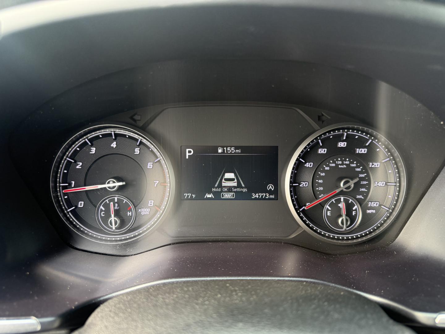 2023 Silver /Black Hyundai Santa Fe SEL AWD (5NMS2DAJ7PH) with an 2.5L I4 DOHC 16V engine, Automatic transmission, located at 547 E. Main St., Orwell, OH, 44076, (440) 437-5893, 41.535435, -80.847855 - 2023 Hyundai Santa Fe SEL AWD – Family-Ready Midsize Comfort with Fresh Tires If you want a midsize SUV that handles family life and changing weather without feeling oversized, this 2023 Hyundai Santa Fe SEL AWD is a strong fit. Finished in Shimmering Silver, with LED daytime running lights and d- Photo#21