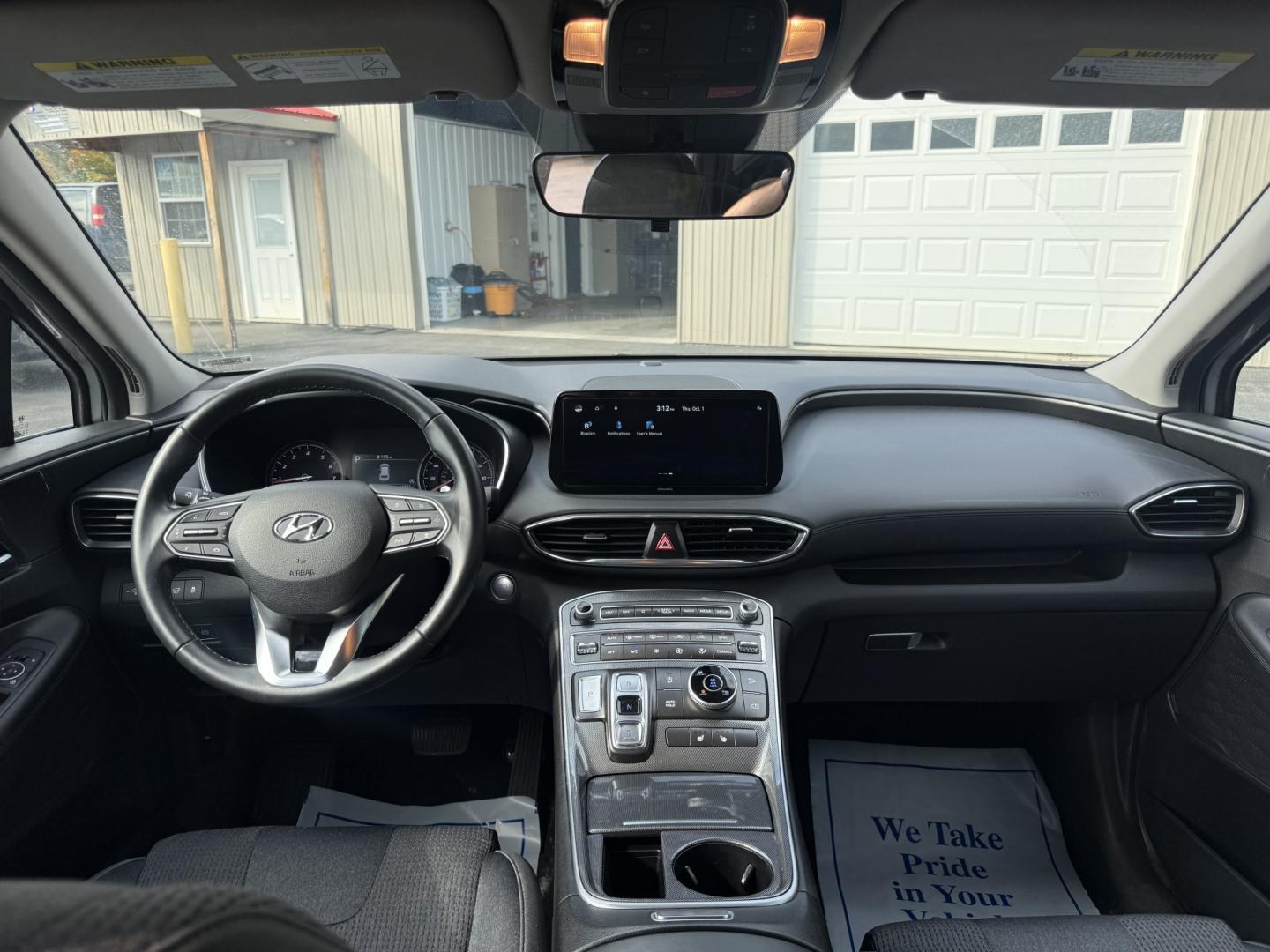 2023 Silver /Black Hyundai Santa Fe SEL AWD (5NMS2DAJ7PH) with an 2.5L I4 DOHC 16V engine, Automatic transmission, located at 547 E. Main St., Orwell, OH, 44076, (440) 437-5893, 41.535435, -80.847855 - 2023 Hyundai Santa Fe SEL AWD – Family-Ready Midsize Comfort with Fresh Tires If you want a midsize SUV that handles family life and changing weather without feeling oversized, this 2023 Hyundai Santa Fe SEL AWD is a strong fit. Finished in Shimmering Silver, with LED daytime running lights and d- Photo#31
