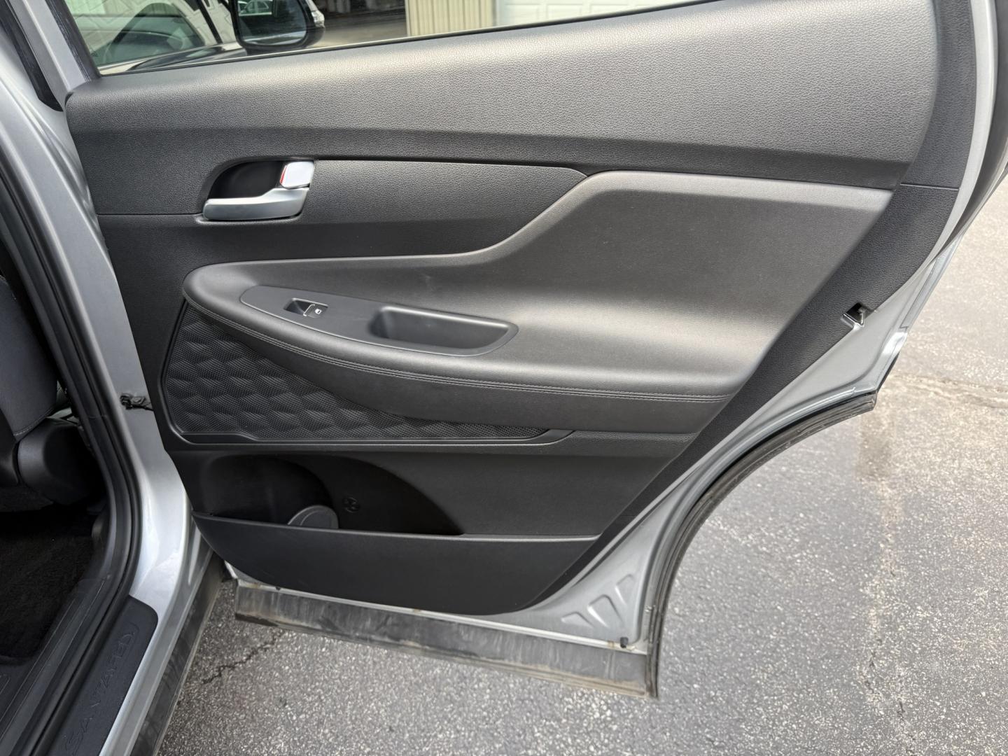 2023 Silver /Black Hyundai Santa Fe SEL AWD (5NMS2DAJ7PH) with an 2.5L I4 DOHC 16V engine, Automatic transmission, located at 547 E. Main St., Orwell, OH, 44076, (440) 437-5893, 41.535435, -80.847855 - 2023 Hyundai Santa Fe SEL AWD – Family-Ready Midsize Comfort with Fresh Tires If you want a midsize SUV that handles family life and changing weather without feeling oversized, this 2023 Hyundai Santa Fe SEL AWD is a strong fit. Finished in Shimmering Silver, with LED daytime running lights and d- Photo#41