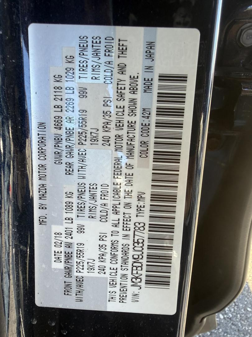 2018 Blue /Black Mazda CX-5 Grand Touring AWD (JM3KFBDM9J0) with an 2.5L I4 DOHC 16V engine, Automatc transmission, located at 11115 Chardon Rd. , Chardon, OH, 44024, (440) 214-9705, 41.580246, -81.241943 - 2018 Mazda CX-5 Grand Touring AWD – Deep Crystal Blue, Bose Sound, and That Signature Mazda Drive! This 2018 Mazda CX-5 Grand Touring AWD is the trim that makes a daily crossover feel special. Grand Touring is Mazda’s upscale statement: leather, memory seats, a power liftgate, and the kind of c- Photo#40