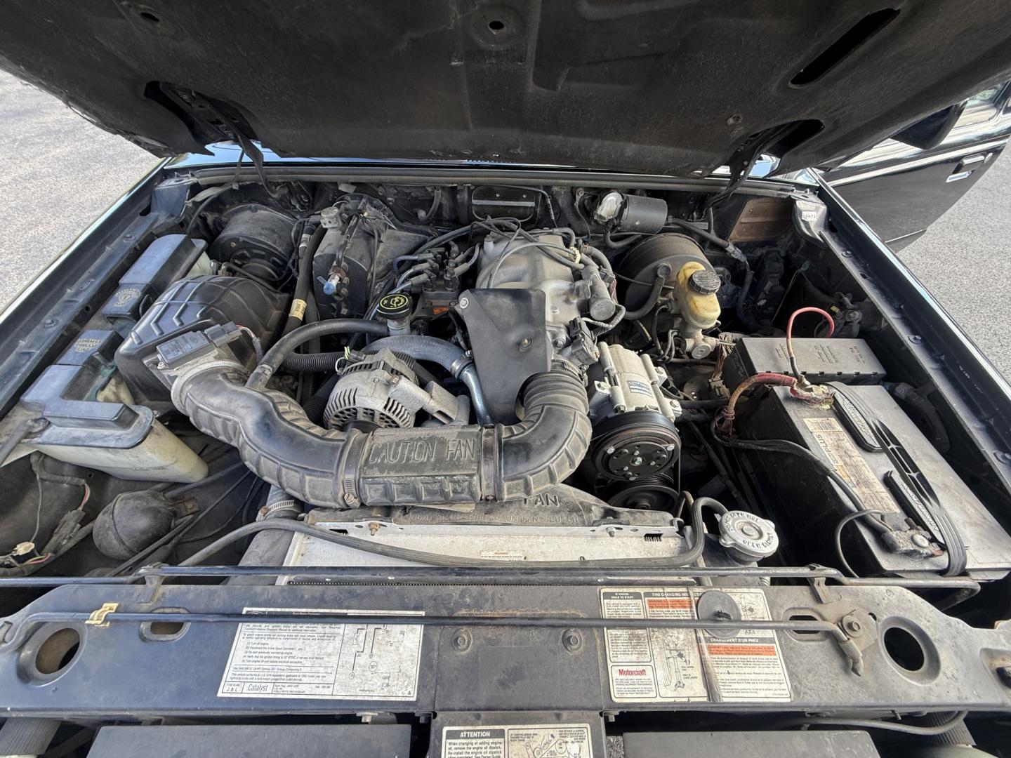 1993 Black /Tan Ford Ranger XLT SuperCab 4WD (1FTCR15X8PP) with an 4.0L V6 OHV 12V engine, Automatic transmission, located at 11115 Chardon Rd. , Chardon, OH, 44024, (440) 214-9705, 41.580246, -81.241943- Photo#18