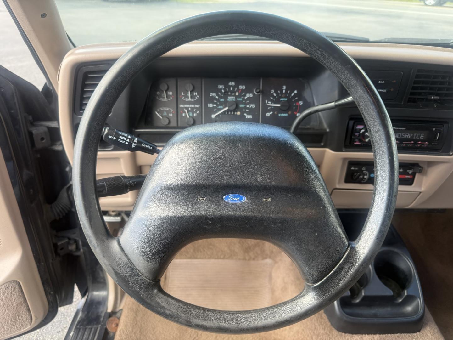 1993 Black /Tan Ford Ranger XLT SuperCab 4WD (1FTCR15X8PP) with an 4.0L V6 OHV 12V engine, Automatic transmission, located at 11115 Chardon Rd. , Chardon, OH, 44024, (440) 214-9705, 41.580246, -81.241943- Photo#22