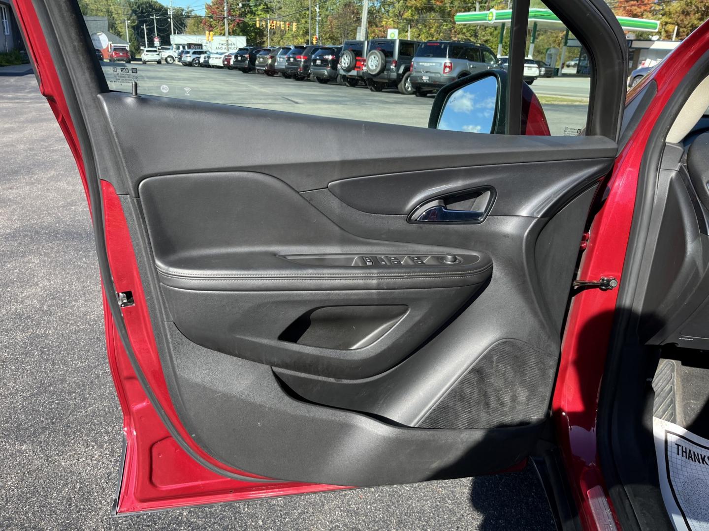 2019 Red /Black Buick Encore Essence AWD (KL4CJGSB4KB) with an 1.4L I4 DOHC 16V TURBO engine, 6A transmission, located at 11115 Chardon Rd. , Chardon, OH, 44024, (440) 214-9705, 41.580246, -81.241943- Photo#15