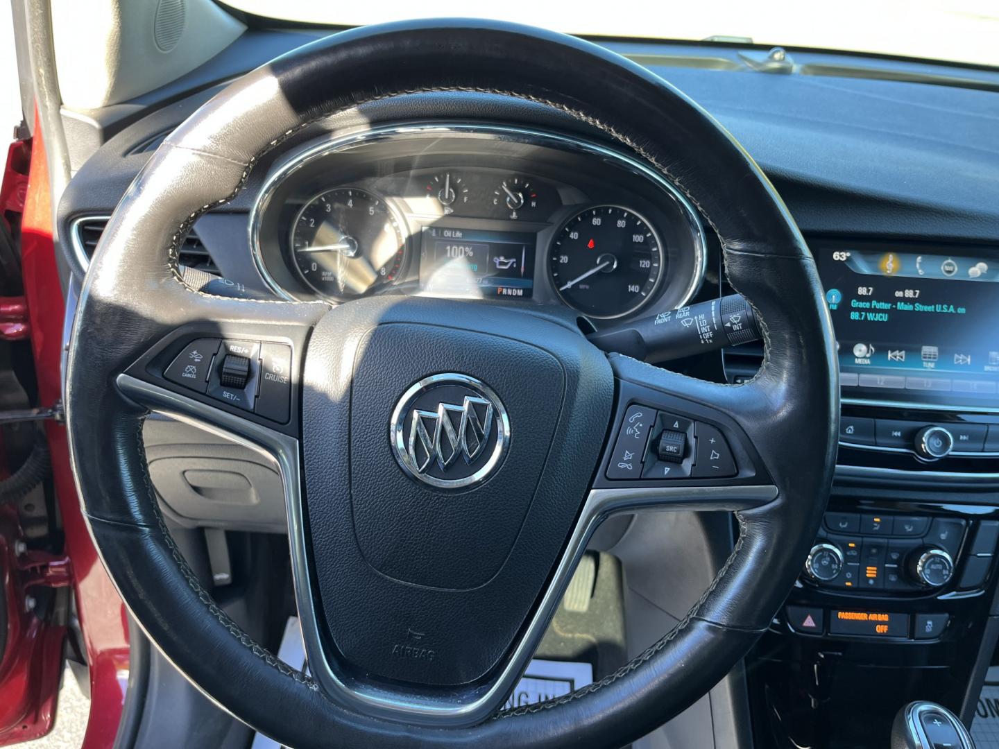 2019 Red /Black Buick Encore Essence AWD (KL4CJGSB4KB) with an 1.4L I4 DOHC 16V TURBO engine, 6A transmission, located at 11115 Chardon Rd. , Chardon, OH, 44024, (440) 214-9705, 41.580246, -81.241943- Photo#20