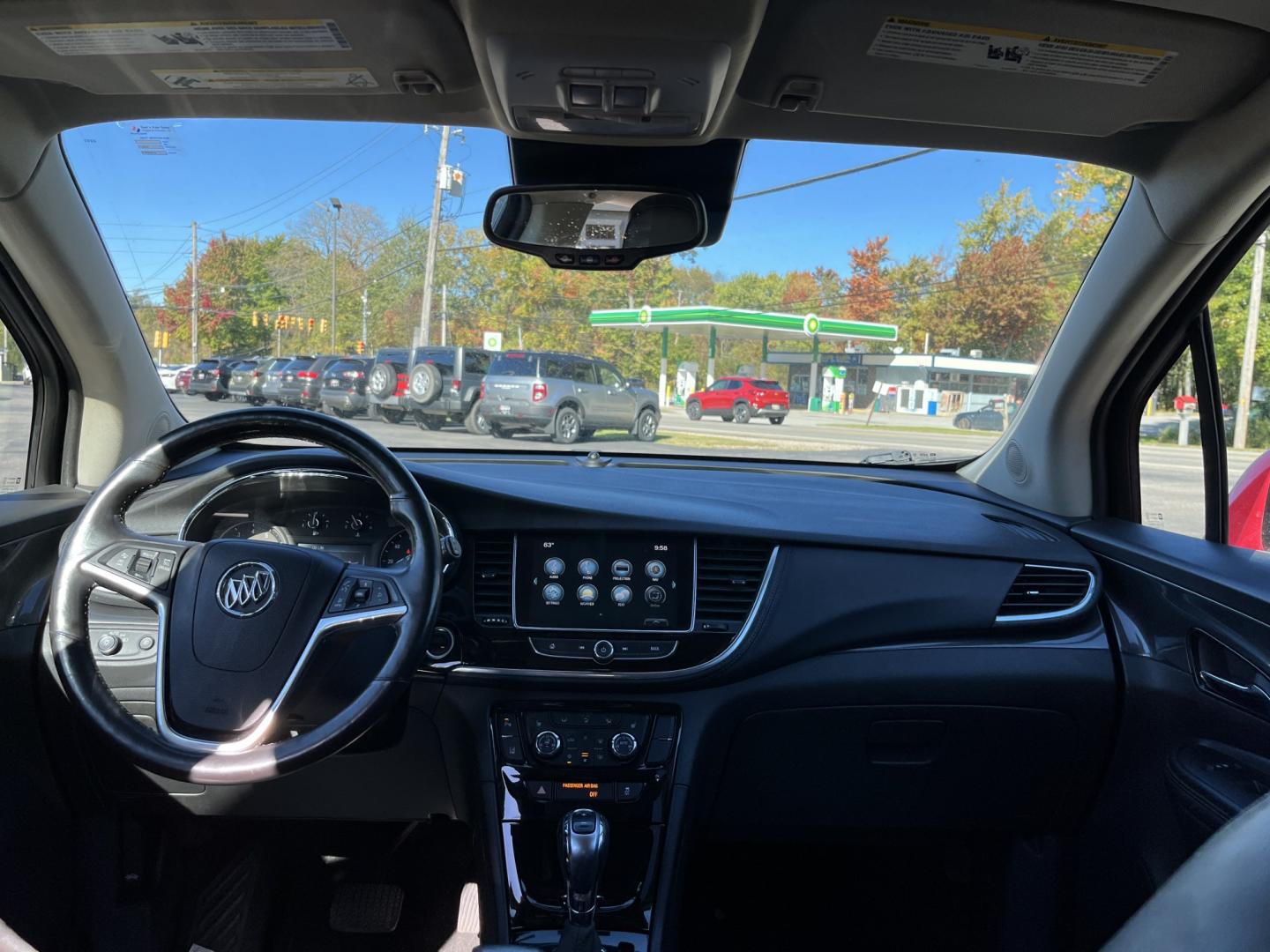 2019 Red /Black Buick Encore Essence AWD (KL4CJGSB4KB) with an 1.4L I4 DOHC 16V TURBO engine, 6A transmission, located at 11115 Chardon Rd. , Chardon, OH, 44024, (440) 214-9705, 41.580246, -81.241943- Photo#32