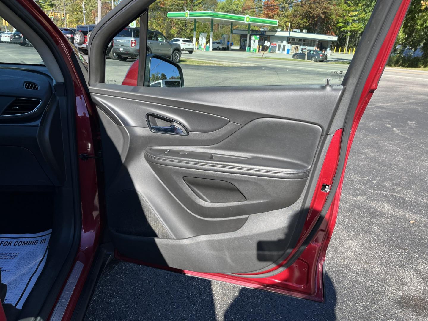 2019 Red /Black Buick Encore Essence AWD (KL4CJGSB4KB) with an 1.4L I4 DOHC 16V TURBO engine, 6A transmission, located at 11115 Chardon Rd. , Chardon, OH, 44024, (440) 214-9705, 41.580246, -81.241943- Photo#35