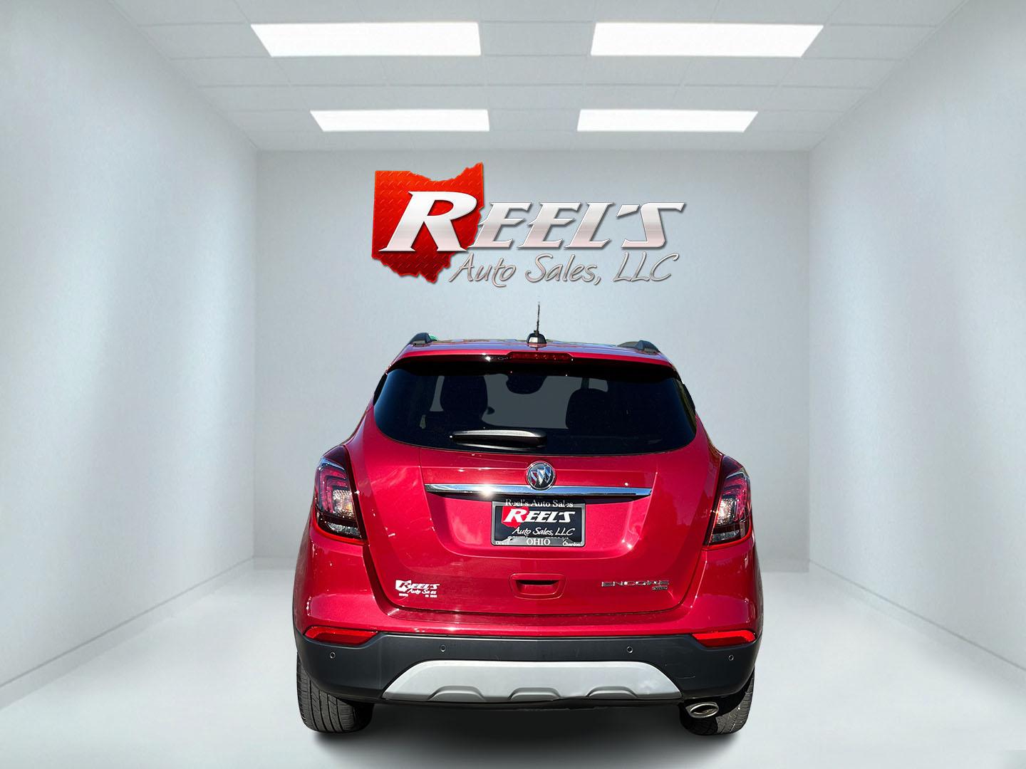 2019 Red /Black Buick Encore Essence AWD (KL4CJGSB4KB) with an 1.4L I4 DOHC 16V TURBO engine, 6A transmission, located at 11115 Chardon Rd. , Chardon, OH, 44024, (440) 214-9705, 41.580246, -81.241943- Photo#8