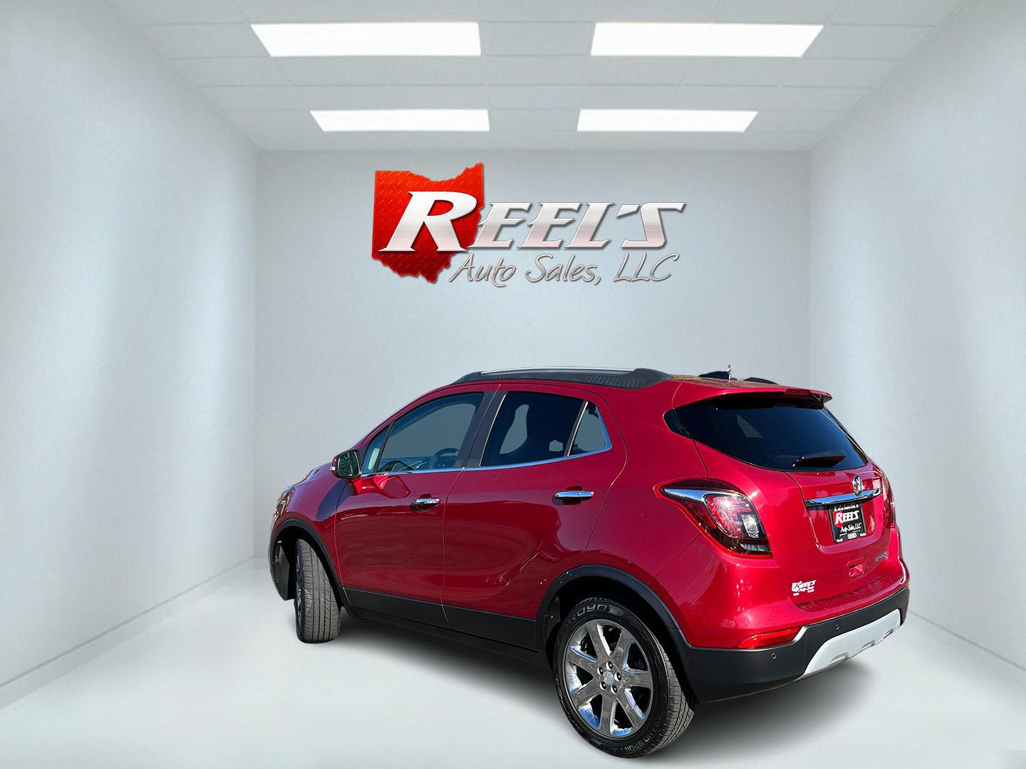 2019 Red /Black Buick Encore Essence AWD (KL4CJGSB4KB) with an 1.4L I4 DOHC 16V TURBO engine, 6A transmission, located at 11115 Chardon Rd. , Chardon, OH, 44024, (440) 214-9705, 41.580246, -81.241943- Photo#9