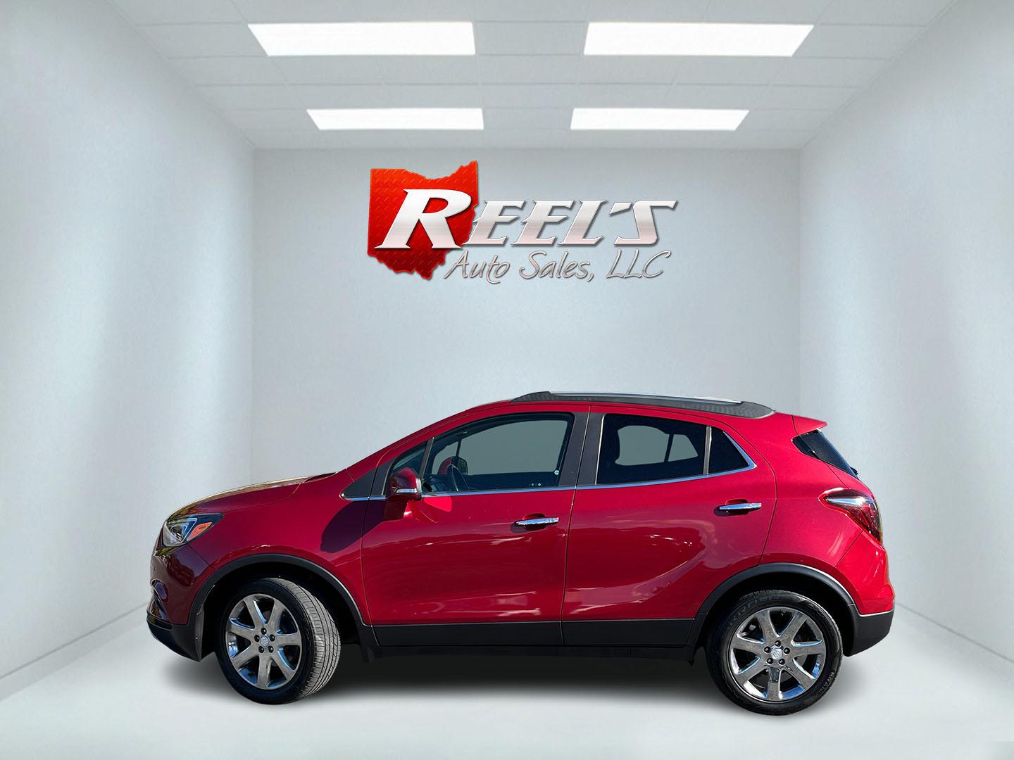 2019 Red /Black Buick Encore Essence AWD (KL4CJGSB4KB) with an 1.4L I4 DOHC 16V TURBO engine, 6A transmission, located at 11115 Chardon Rd. , Chardon, OH, 44024, (440) 214-9705, 41.580246, -81.241943- Photo#11