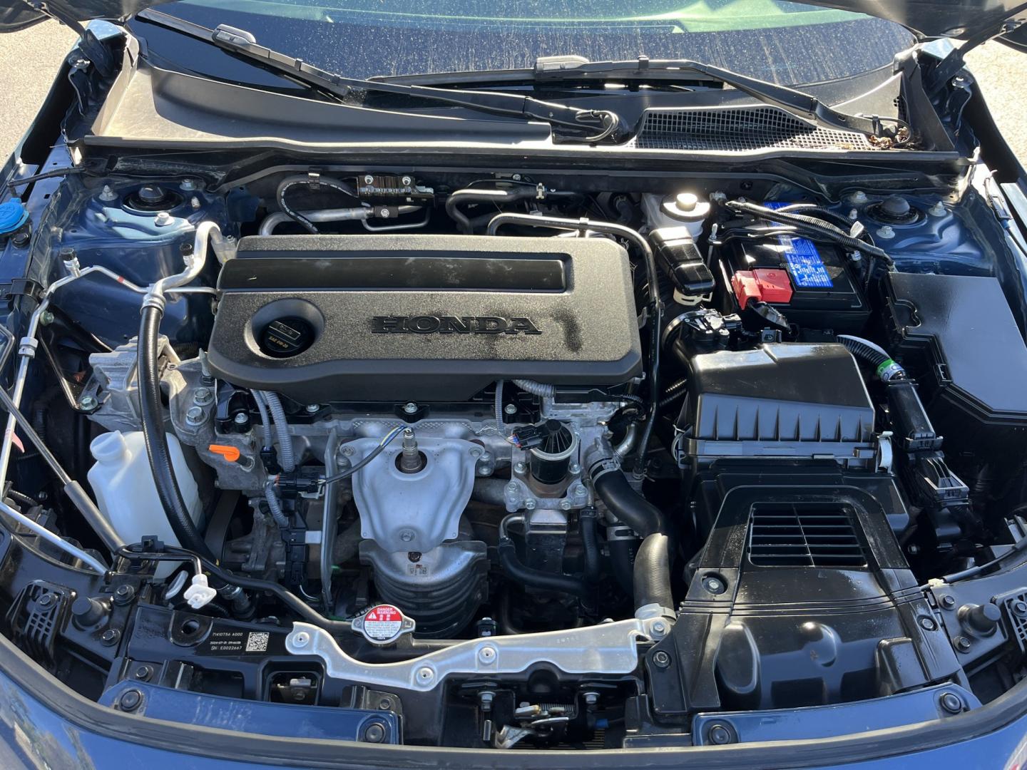 2025 Blue /Black Honda Civic Sport (2HGFE2F53SH) with an 2.0L I4 DOHC 16V engine, Automatic transmission, located at 11115 Chardon Rd. , Chardon, OH, 44024, (440) 214-9705, 41.580246, -81.241943- Photo#13