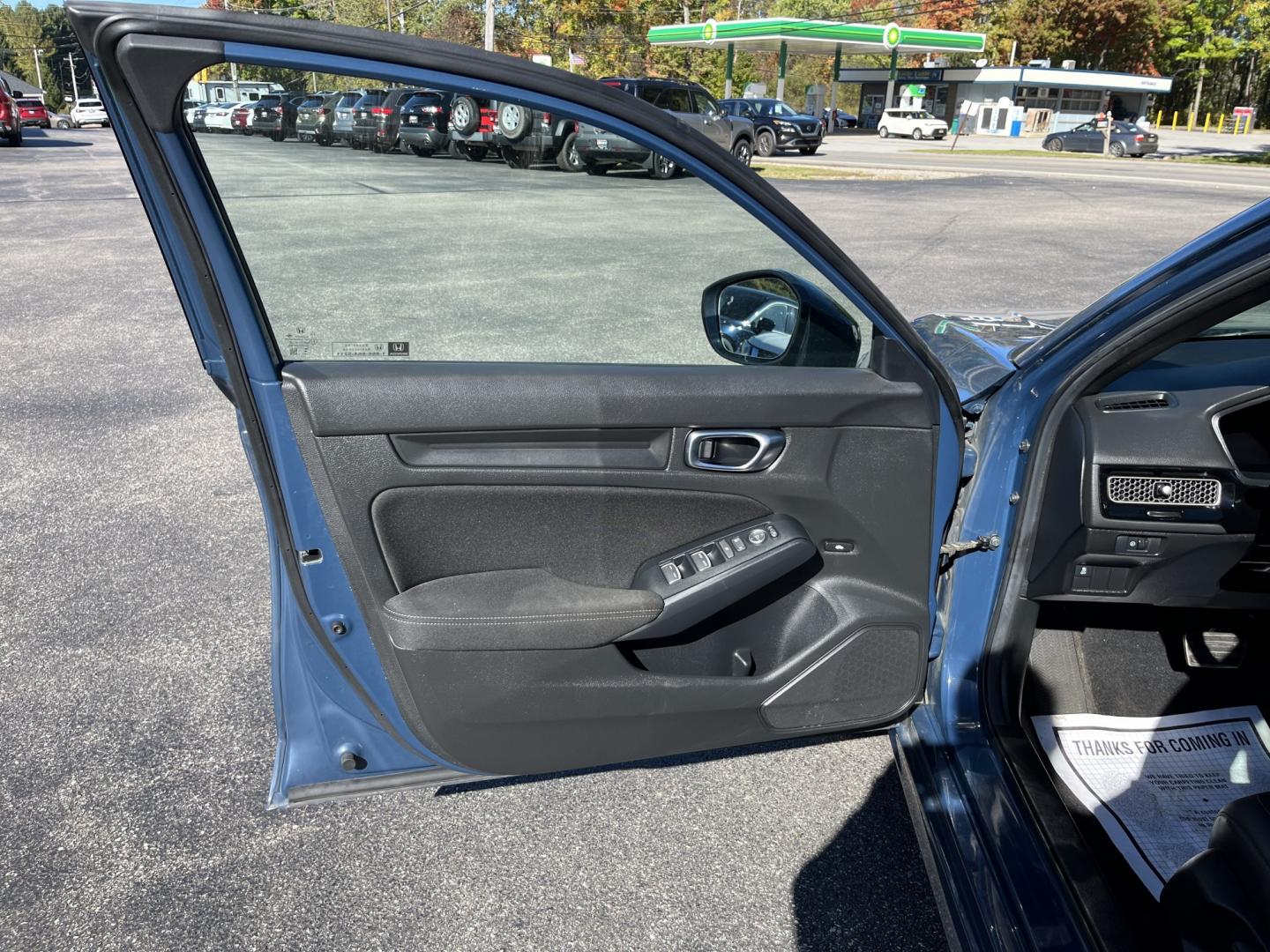 2025 Blue /Black Honda Civic Sport (2HGFE2F53SH) with an 2.0L I4 DOHC 16V engine, Automatic transmission, located at 11115 Chardon Rd. , Chardon, OH, 44024, (440) 214-9705, 41.580246, -81.241943- Photo#15