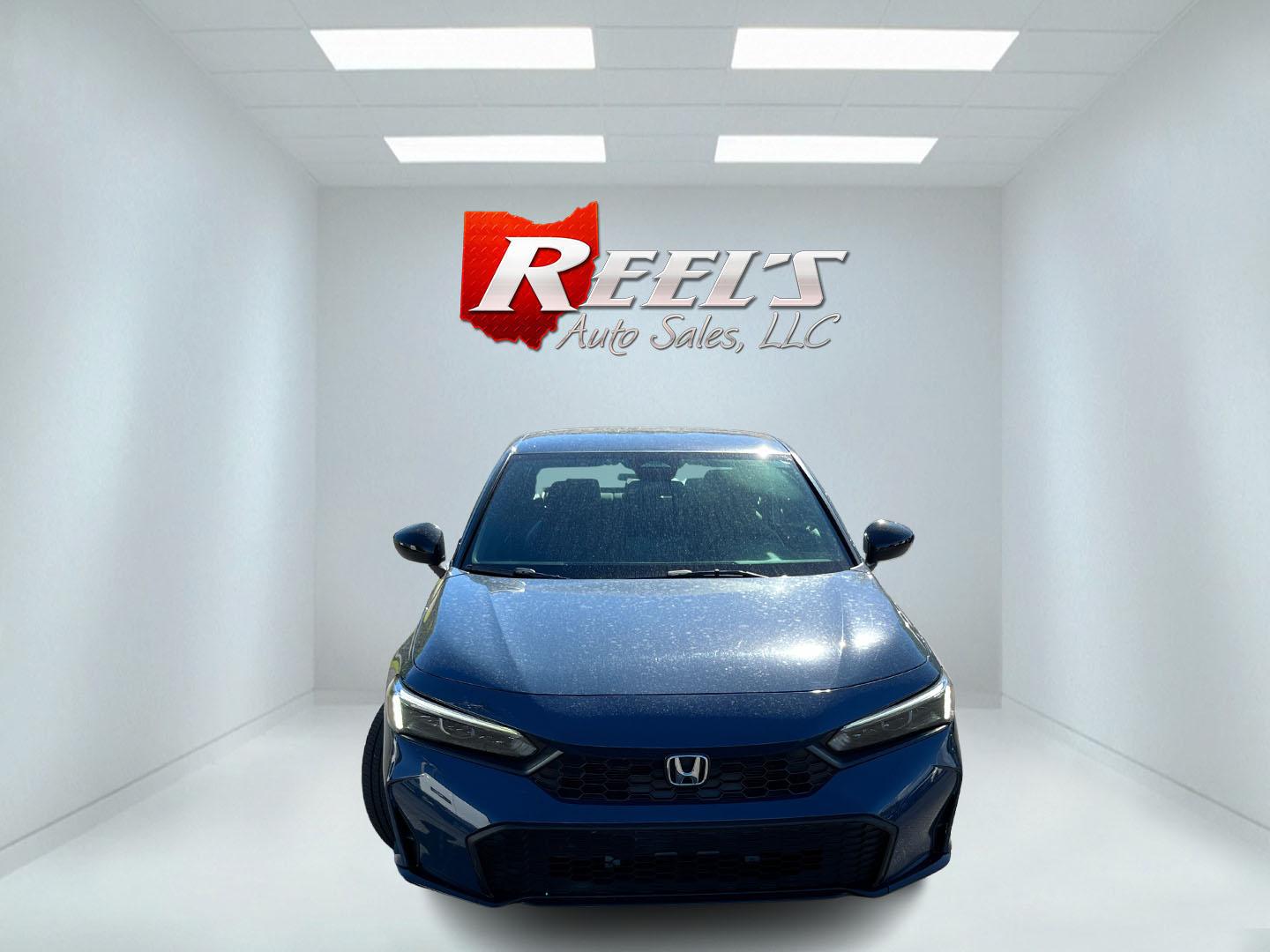 2025 Blue /Black Honda Civic Sport (2HGFE2F53SH) with an 2.0L I4 DOHC 16V engine, Automatic transmission, located at 11115 Chardon Rd. , Chardon, OH, 44024, (440) 214-9705, 41.580246, -81.241943- Photo#1