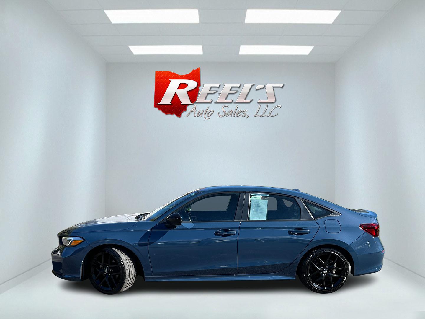 2025 Blue /Black Honda Civic Sport (2HGFE2F53SH) with an 2.0L I4 DOHC 16V engine, Automatic transmission, located at 11115 Chardon Rd. , Chardon, OH, 44024, (440) 214-9705, 41.580246, -81.241943- Photo#11