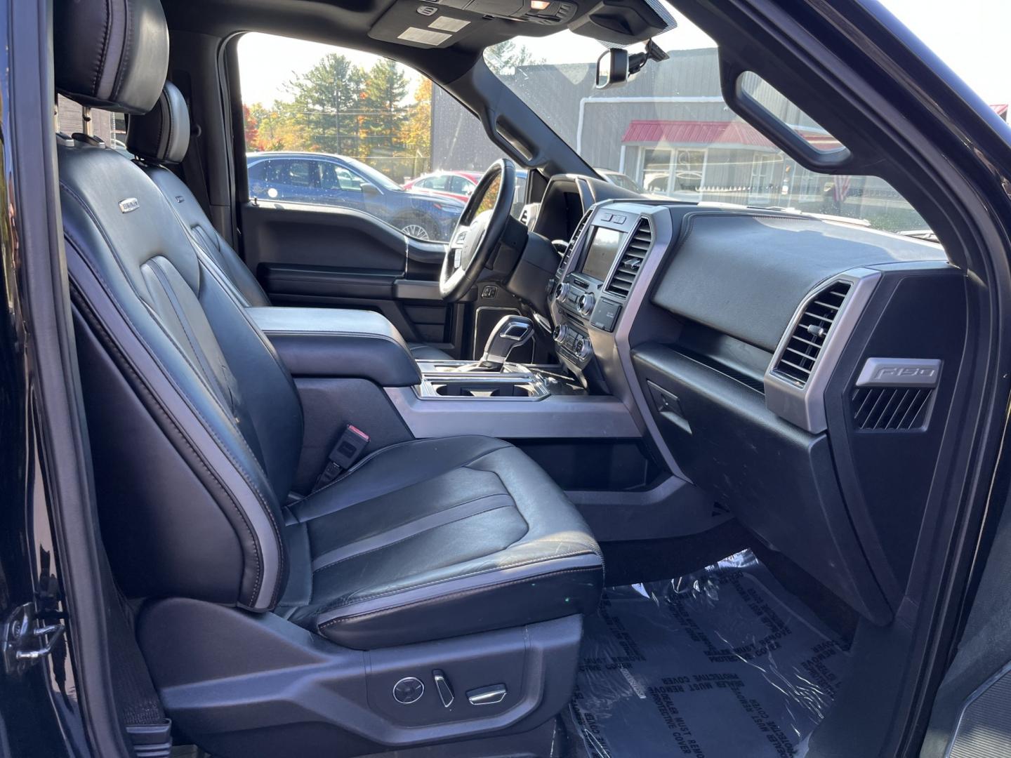 2018 Black /Black Ford F-150 Platinum SuperCrew 5.5-ft. Bed 4WD (1FTEW1EG1JF) with an 3.5L V6 DOHC 24V TWIN TURBO engine, Automatic transmission, located at 11115 Chardon Rd. , Chardon, OH, 44024, (440) 214-9705, 41.580246, -81.241943 - 2018 Ford F-150 Platinum Crew Cab 4WD – Luxury Image with Real Capability Platinum is the F-150 that people notice. This 2018 4WD model is finished in Shadow Black on 20" aluminum wheels, with full LED exterior lighting, and it carries the stance and equipment that separate it from a standard cre- Photo#38