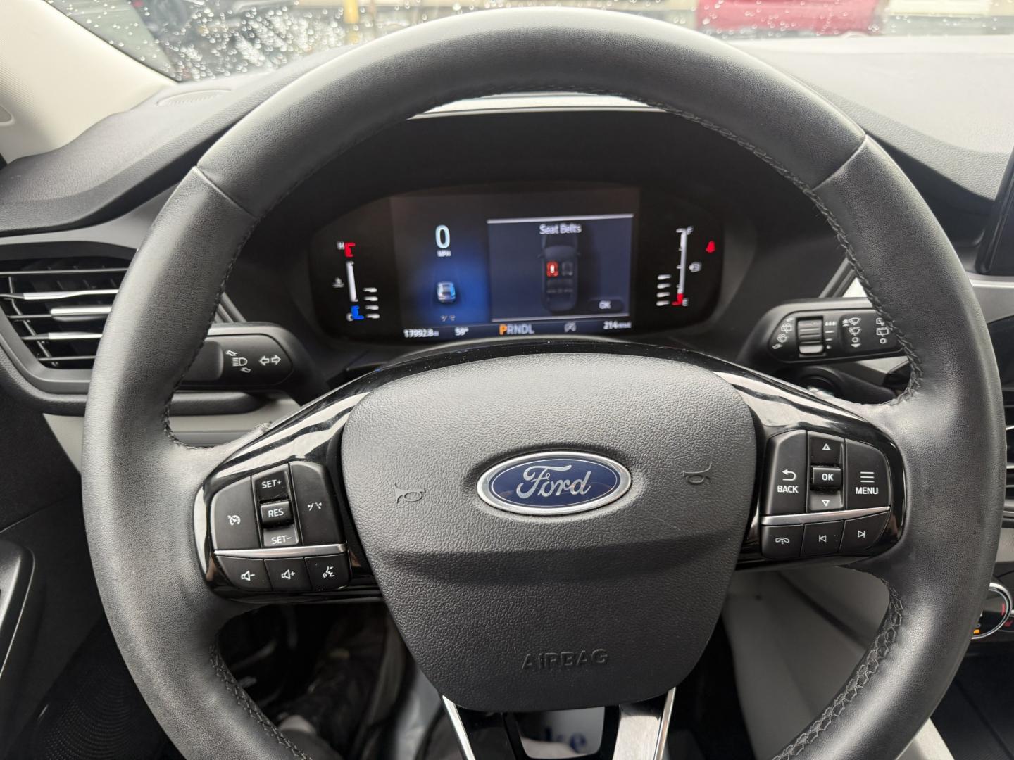 2024 Silver /Gray Ford Escape Active AWD (1FMCU9GN0RU) with an 1.5L I3 DOHC 16V TURBO engine, Automatic transmission, located at 547 E. Main St., Orwell, OH, 44076, (440) 437-5893, 41.535435, -80.847855 - 2024 Ford Escape Active AWD – One-Owner Compact Crossover with Fresh Tires This is a current-generation Escape with the practical details most buyers want. Finished in Iconic Silver Metallic on 17" alloy wheels, with full LED exterior lighting, it has a clean, modern look. One-owner Carfax histor- Photo#13