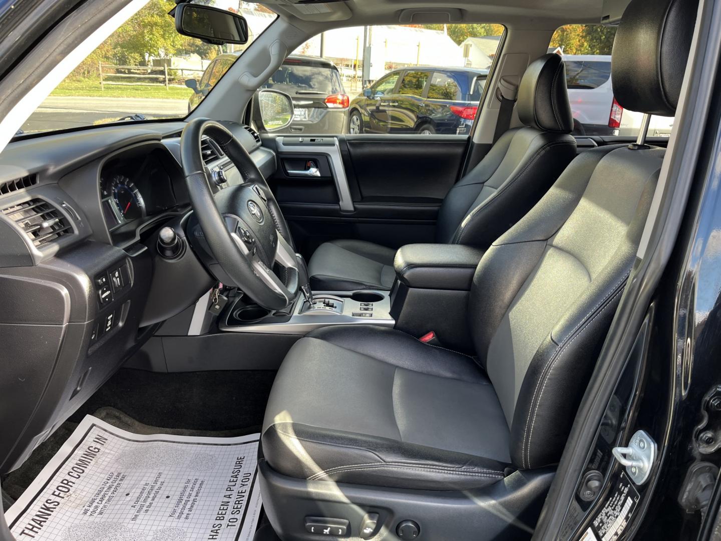 2016 Black /Black Toyota 4Runner SR5 4WD (JTEBU5JR9G5) with an 4.0L V6 DOHC 24V engine, Automatic transmission, located at 11115 Chardon Rd. , Chardon, OH, 44024, (440) 214-9705, 41.580246, -81.241943 - 2016 Toyota 4Runner SR5 Premium 4WD – Body-on-Frame Capability with a Third Row The 4Runner has stayed popular for a reason. This 2016 SR5 Premium 4WD is finished in Midnight Black Metallic and keeps the solid, upright look that still stands out from the crossover crowd. The 4.0L V6 and 5-speed a- Photo#17
