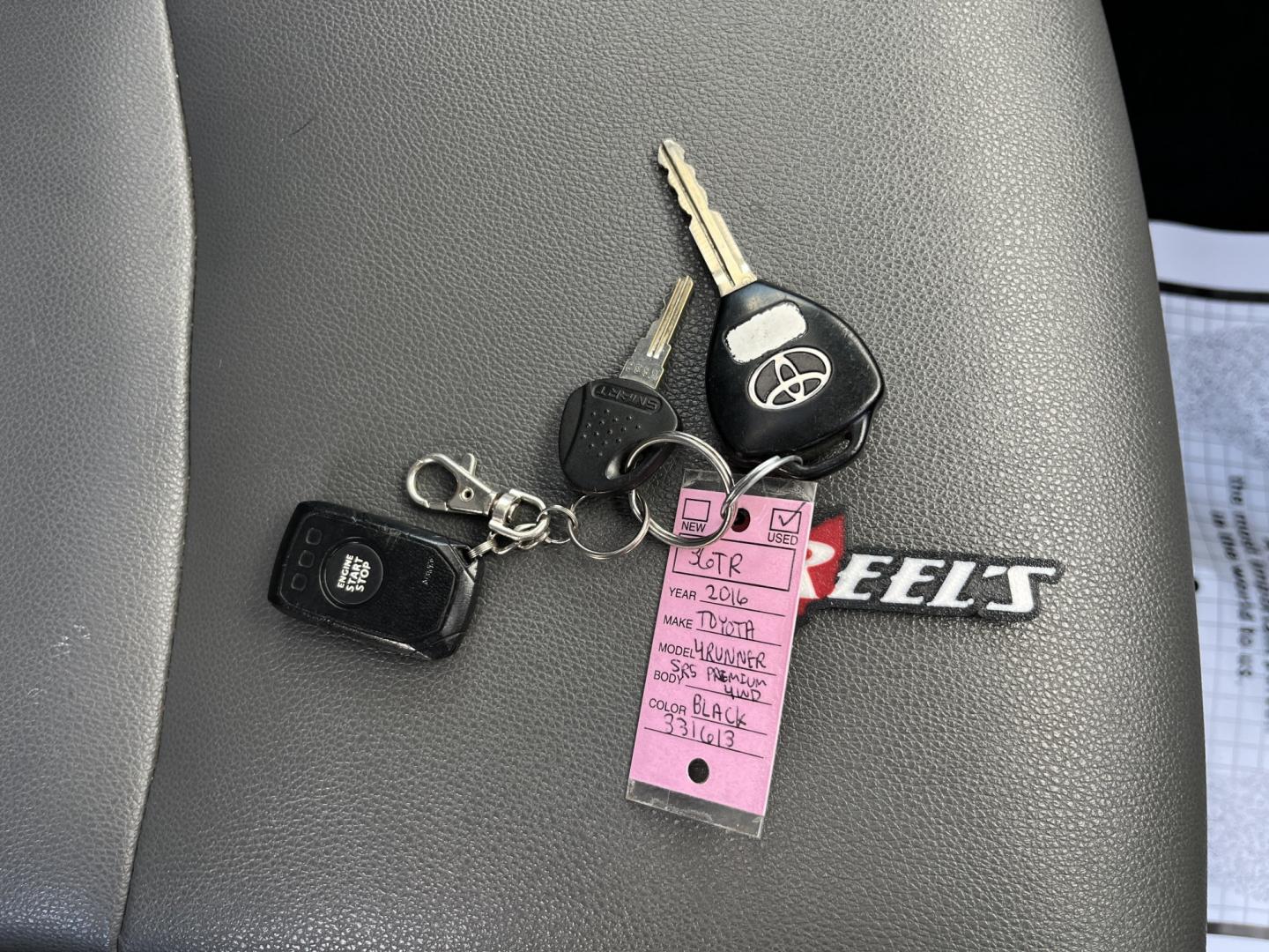 2016 Black /Black Toyota 4Runner SR5 4WD (JTEBU5JR9G5) with an 4.0L V6 DOHC 24V engine, Automatic transmission, located at 11115 Chardon Rd. , Chardon, OH, 44024, (440) 214-9705, 41.580246, -81.241943 - 2016 Toyota 4Runner SR5 Premium 4WD – Body-on-Frame Capability with a Third Row The 4Runner has stayed popular for a reason. This 2016 SR5 Premium 4WD is finished in Midnight Black Metallic and keeps the solid, upright look that still stands out from the crossover crowd. The 4.0L V6 and 5-speed a- Photo#41