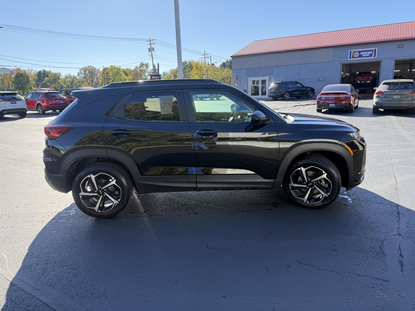 2023 Black /Black Chevrolet Trailblazer RS AWD (KL79MUSLXPB) with an 1.3L I3 DOHC 12V Turbo engine, Automatic transmission, located at 547 E. Main St., Orwell, OH, 44076, (440) 437-5893, 41.535435, -80.847855 - 2023 Chevrolet Trailblazer RS AWD – One-Owner, Fresh Tires and Brakes, Ready to Go This is a current Trailblazer with the practical details already handled. Finished in Mosaic Black Metallic on 18" aluminum wheels, with full LED exterior lighting and the RS appearance package, it has a sharper lo- Photo#30