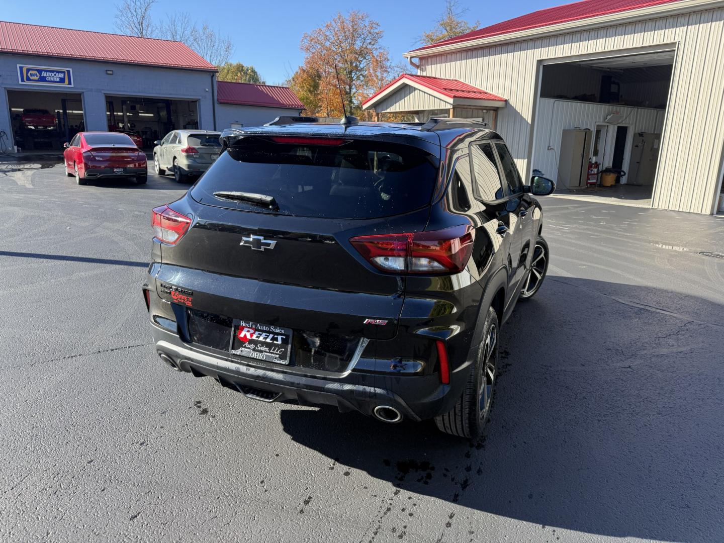 2023 Black /Black Chevrolet Trailblazer RS AWD (KL79MUSLXPB) with an 1.3L I3 DOHC 12V Turbo engine, Automatic transmission, located at 547 E. Main St., Orwell, OH, 44076, (440) 437-5893, 41.535435, -80.847855 - 2023 Chevrolet Trailblazer RS AWD – One-Owner, Fresh Tires and Brakes, Ready to Go This is a current Trailblazer with the practical details already handled. Finished in Mosaic Black Metallic on 18" aluminum wheels, with full LED exterior lighting and the RS appearance package, it has a sharper lo- Photo#32