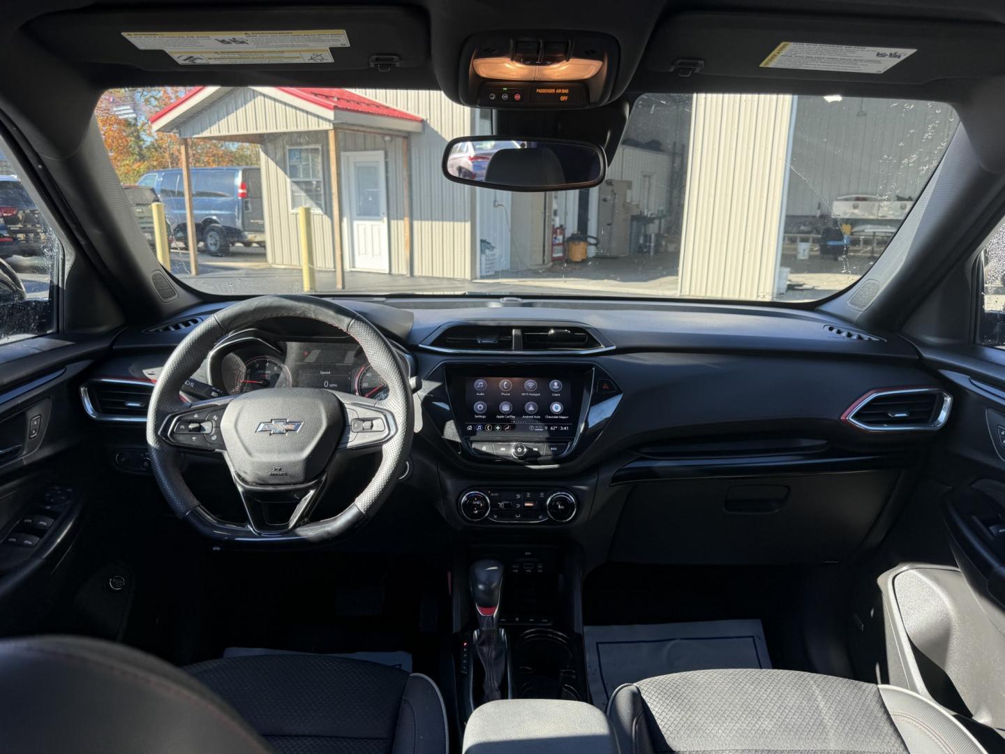 2023 Black /Black Chevrolet Trailblazer RS AWD (KL79MUSLXPB) with an 1.3L I3 DOHC 12V Turbo engine, Automatic transmission, located at 547 E. Main St., Orwell, OH, 44076, (440) 437-5893, 41.535435, -80.847855 - 2023 Chevrolet Trailblazer RS AWD – One-Owner, Fresh Tires and Brakes, Ready to Go This is a current Trailblazer with the practical details already handled. Finished in Mosaic Black Metallic on 18" aluminum wheels, with full LED exterior lighting and the RS appearance package, it has a sharper lo- Photo#26