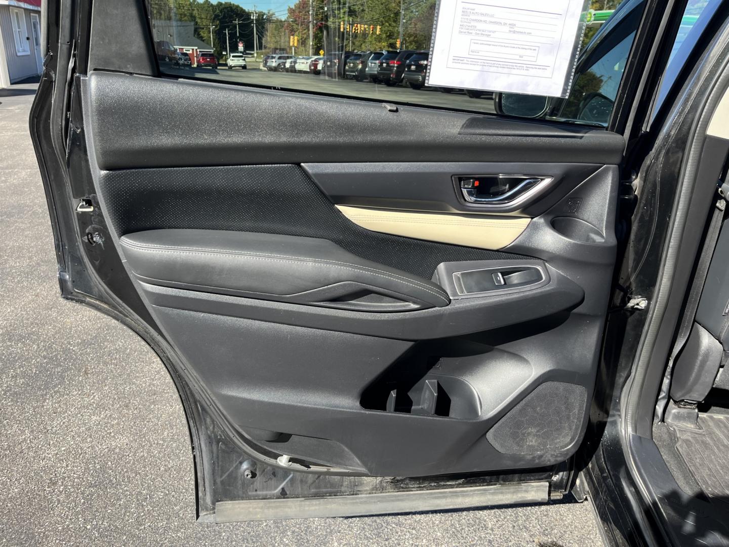 2019 Black /Black Subaru Ascent Limited 8-Passenger (4S4WMAJD8K3) with an 2.4L H4 DOHC 16V Turbo engine, Automatic transmission, located at 11115 Chardon Rd. , Chardon, OH, 44024, (440) 214-9705, 41.580246, -81.241943 - 2019 Subaru Ascent Limited – One-Owner Three-Row with Symmetrical AWD This 2019 Subaru Ascent Limited is finished in Crystal Black Silica on 20" aluminum wheels, with full LED exterior lighting. One-owner Carfax history and the Limited equipment make it a practical choice for family use. The 2.4- Photo#31