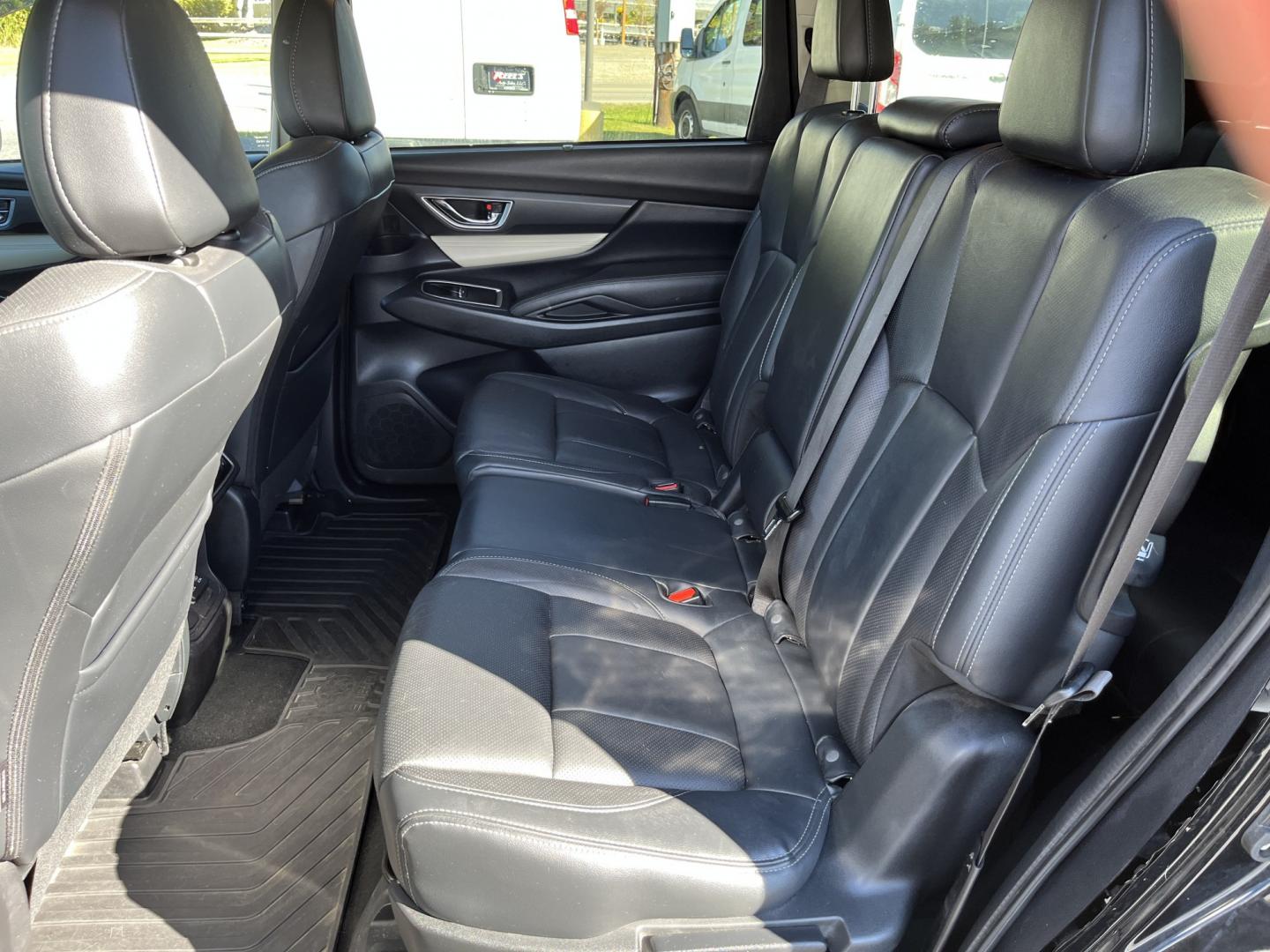 2019 Black /Black Subaru Ascent Limited 8-Passenger (4S4WMAJD8K3) with an 2.4L H4 DOHC 16V Turbo engine, Automatic transmission, located at 11115 Chardon Rd. , Chardon, OH, 44024, (440) 214-9705, 41.580246, -81.241943 - 2019 Subaru Ascent Limited – One-Owner Three-Row with Symmetrical AWD This 2019 Subaru Ascent Limited is finished in Crystal Black Silica on 20" aluminum wheels, with full LED exterior lighting. One-owner Carfax history and the Limited equipment make it a practical choice for family use. The 2.4- Photo#32