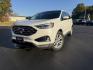 2021 White /Black Ford Edge Titanium AWD (2FMPK4K92MB) with an 2.0L I4 DOHC 16V TURBO engine, Automatic transmission, located at 547 E. Main St., Orwell, OH, 44076, (440) 437-5893, 41.535435, -80.847855- Photo#0