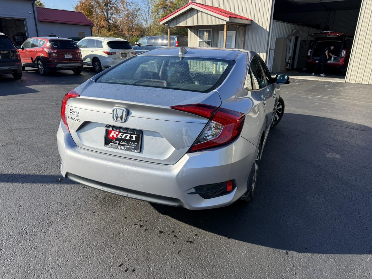 2017 Silver /Black Honda Civic EX Honda Sensing Sedan CVT (19XFC2F86HE) with an 2.0L I4 DOHC 16V engine, Automatic transmission, located at 547 E. Main St., Orwell, OH, 44076, (440) 437-5893, 41.535435, -80.847855 - 2017 Honda Civic EX Sedan – Efficient Daily Driver with Honda Sensing This 2017 Honda Civic EX Sedan is finished in Lunar Silver Metallic on 16" alloy wheels, with daytime running lights and dusk-sensing headlights. It has the clean, practical look the Civic is known for. The 2.0L K20 engine deli- Photo#25