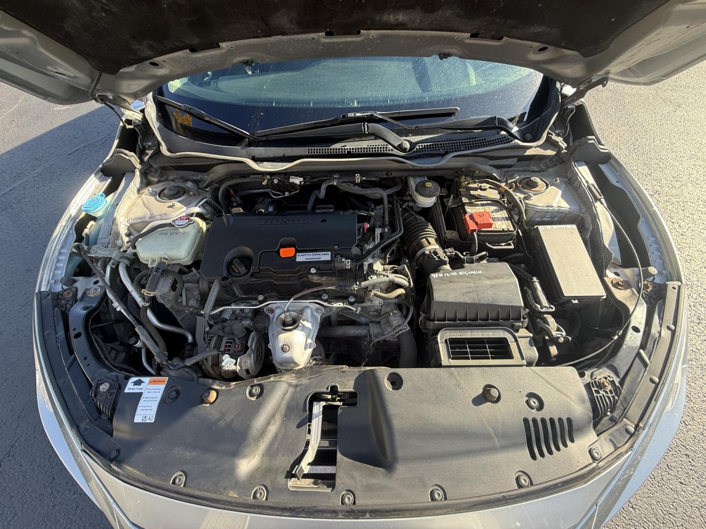 2017 Silver /Black Honda Civic EX Honda Sensing Sedan CVT (19XFC2F86HE) with an 2.0L I4 DOHC 16V engine, Automatic transmission, located at 547 E. Main St., Orwell, OH, 44076, (440) 437-5893, 41.535435, -80.847855 - 2017 Honda Civic EX Sedan – Efficient Daily Driver with Honda Sensing This 2017 Honda Civic EX Sedan is finished in Lunar Silver Metallic on 16" alloy wheels, with daytime running lights and dusk-sensing headlights. It has the clean, practical look the Civic is known for. The 2.0L K20 engine deli- Photo#5