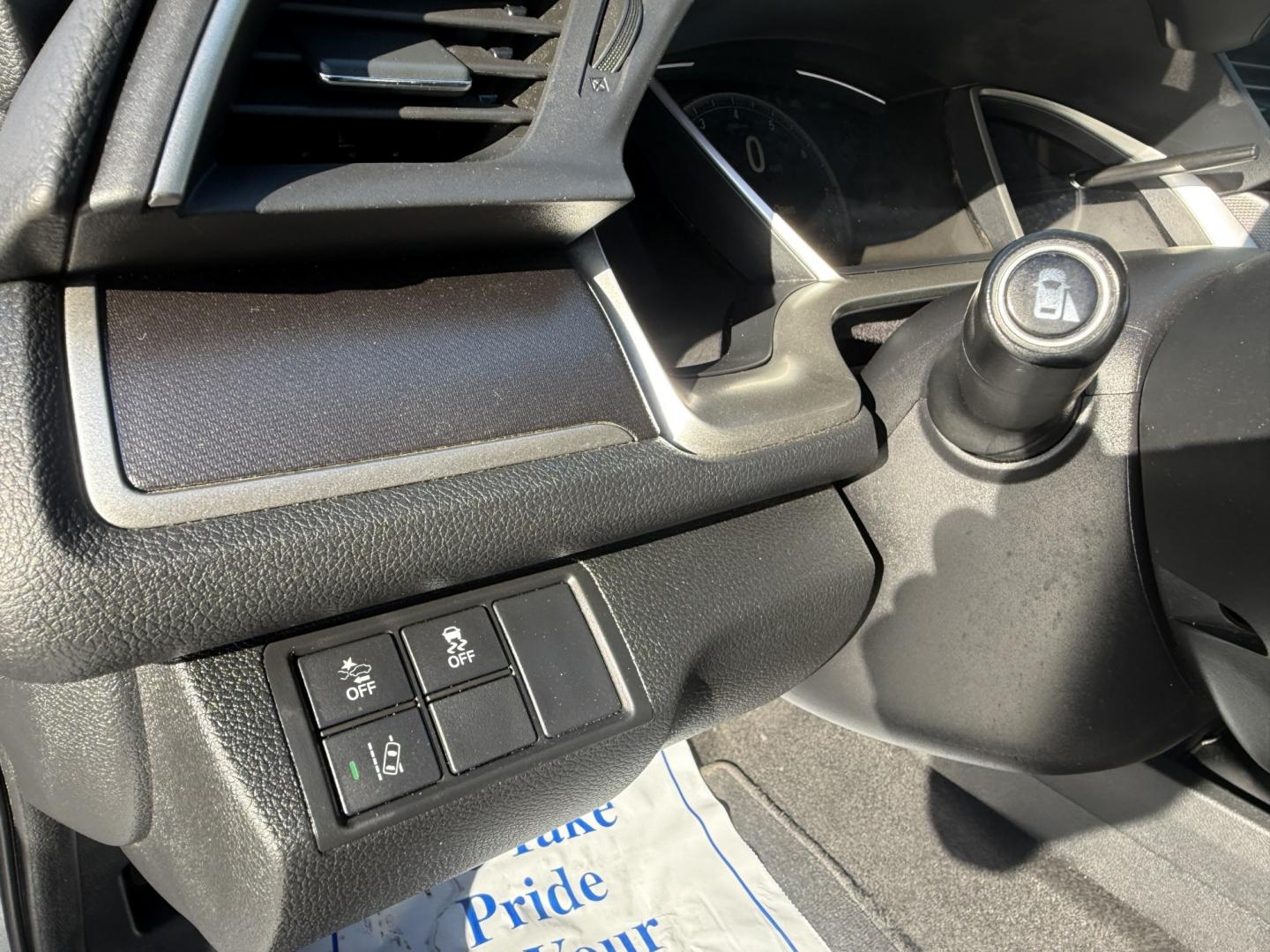 2017 Silver /Black Honda Civic EX Honda Sensing Sedan CVT (19XFC2F86HE) with an 2.0L I4 DOHC 16V engine, Automatic transmission, located at 547 E. Main St., Orwell, OH, 44076, (440) 437-5893, 41.535435, -80.847855 - 2017 Honda Civic EX Sedan – Efficient Daily Driver with Honda Sensing This 2017 Honda Civic EX Sedan is finished in Lunar Silver Metallic on 16" alloy wheels, with daytime running lights and dusk-sensing headlights. It has the clean, practical look the Civic is known for. The 2.0L K20 engine deli- Photo#10