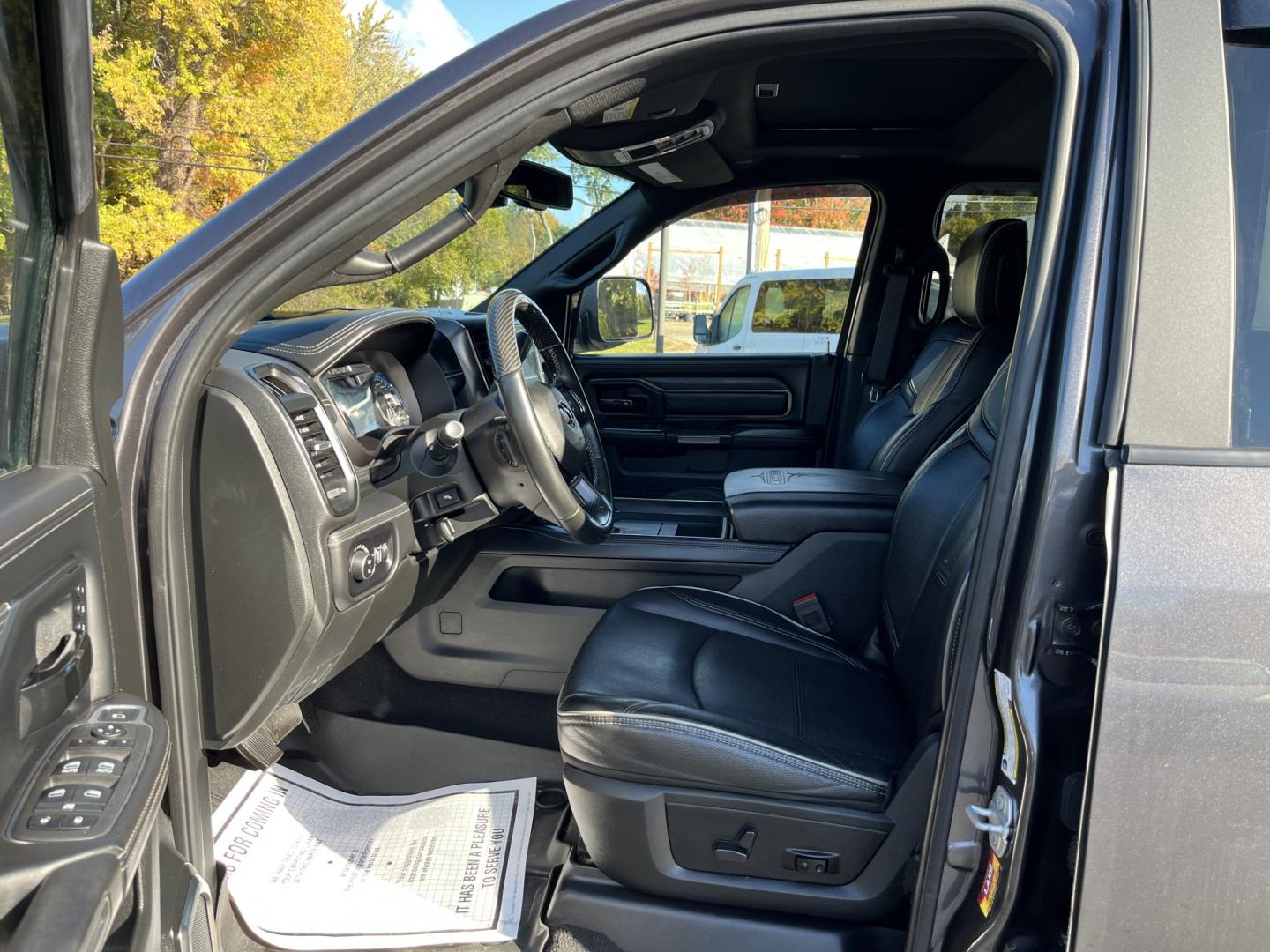 2022 Gray /Black Ram 2500 Limited Crew Cab SWB 4WD (3C6UR5SLXNG) with an 6.7L L6 OHV 24V TURBO DIESEL engine, 6A transmission, located at 11115 Chardon Rd. , Chardon, OH, 44024, (440) 214-9705, 41.580246, -81.241943 - 2022 Ram 2500 Limited Night Crew Cab 4WD – One-Owner Cummins with Serious Towing Capacity This is a high-trim heavy-duty truck that still looks the part. Finished in Granite Crystal Metallic Clear Coat with the Limited Night package and 20" aluminum wheels, full LED exterior lighting, and power r- Photo#17
