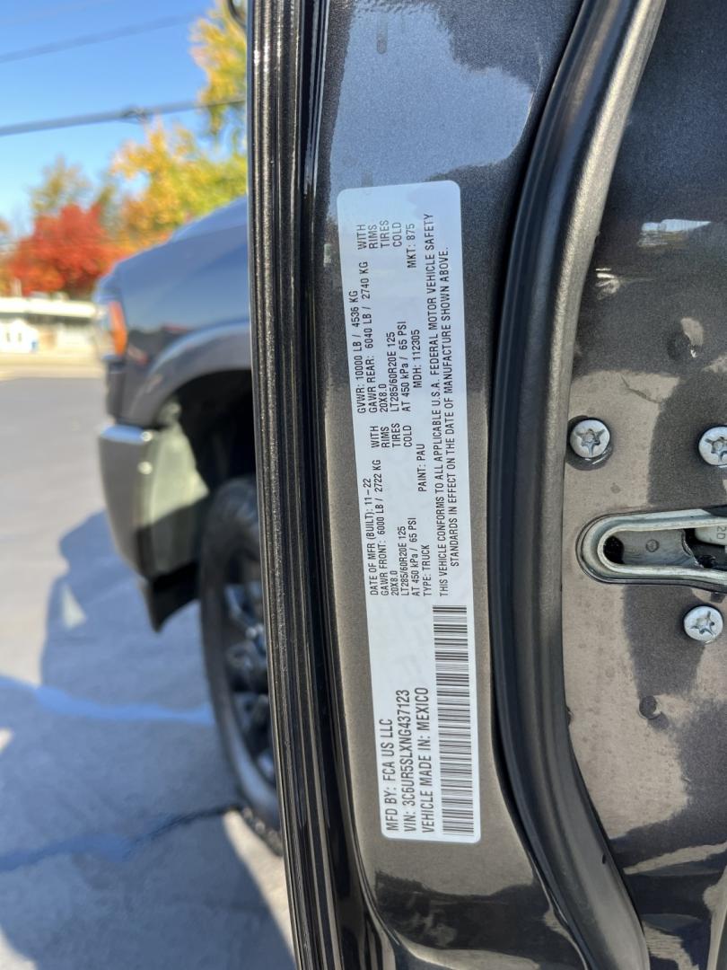 2022 Gray /Black Ram 2500 Limited Crew Cab SWB 4WD (3C6UR5SLXNG) with an 6.7L L6 OHV 24V TURBO DIESEL engine, 6A transmission, located at 11115 Chardon Rd. , Chardon, OH, 44024, (440) 214-9705, 41.580246, -81.241943 - 2022 Ram 2500 Limited Night Crew Cab 4WD – One-Owner Cummins with Serious Towing Capacity This is a high-trim heavy-duty truck that still looks the part. Finished in Granite Crystal Metallic Clear Coat with the Limited Night package and 20" aluminum wheels, full LED exterior lighting, and power r- Photo#19