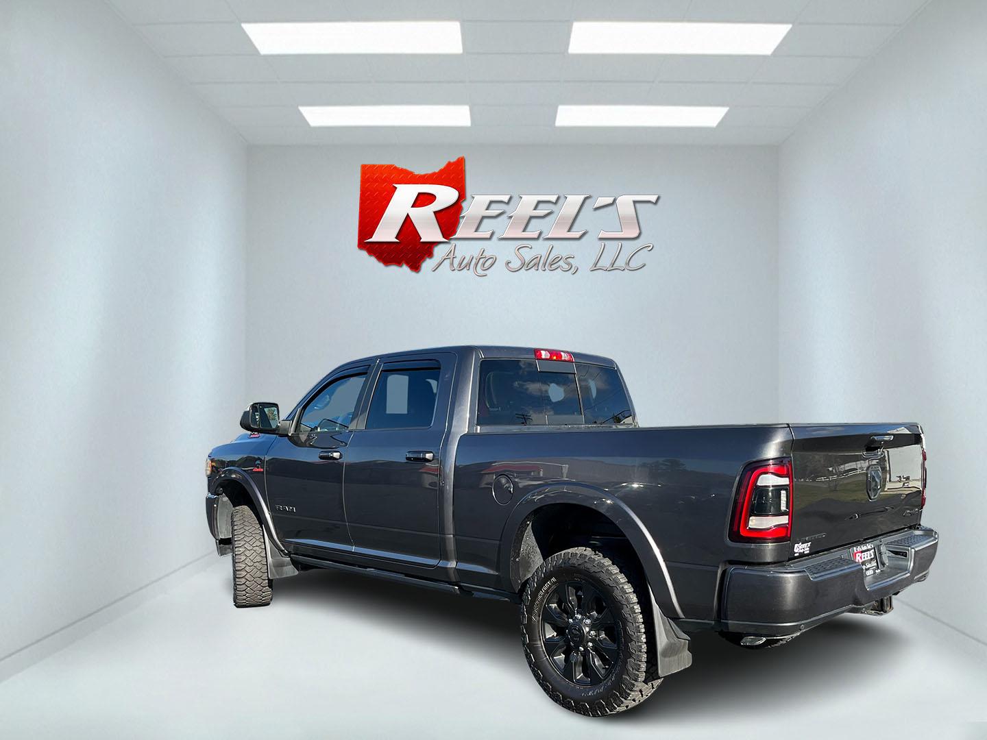 2022 Gray /Black Ram 2500 Limited Crew Cab SWB 4WD (3C6UR5SLXNG) with an 6.7L L6 OHV 24V TURBO DIESEL engine, 6A transmission, located at 11115 Chardon Rd. , Chardon, OH, 44024, (440) 214-9705, 41.580246, -81.241943 - 2022 Ram 2500 Limited Night Crew Cab 4WD – One-Owner Cummins with Serious Towing Capacity This is a high-trim heavy-duty truck that still looks the part. Finished in Granite Crystal Metallic Clear Coat with the Limited Night package and 20" aluminum wheels, full LED exterior lighting, and power r- Photo#9