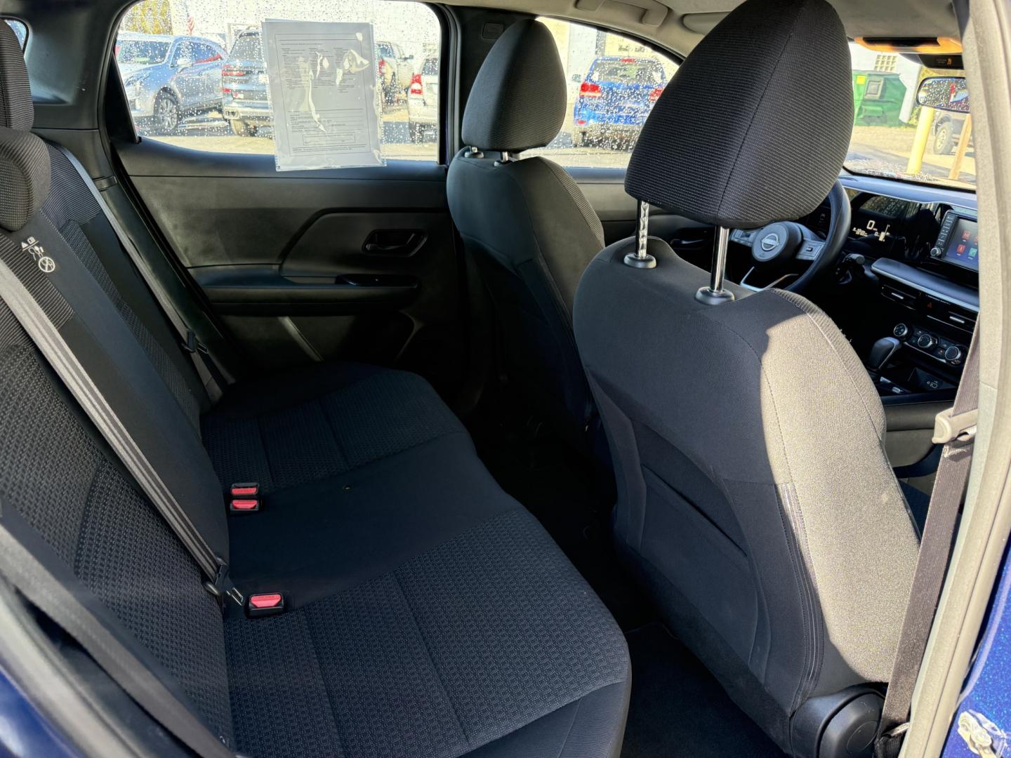 2025 Blue /Black Nissan Kicks S 4WD (3N8AP6BB3SL) with an 2.0L I4 DOHC 16V engine, Automatic transmission, located at 547 E. Main St., Orwell, OH, 44076, (440) 437-5893, 41.535435, -80.847855- Photo#29