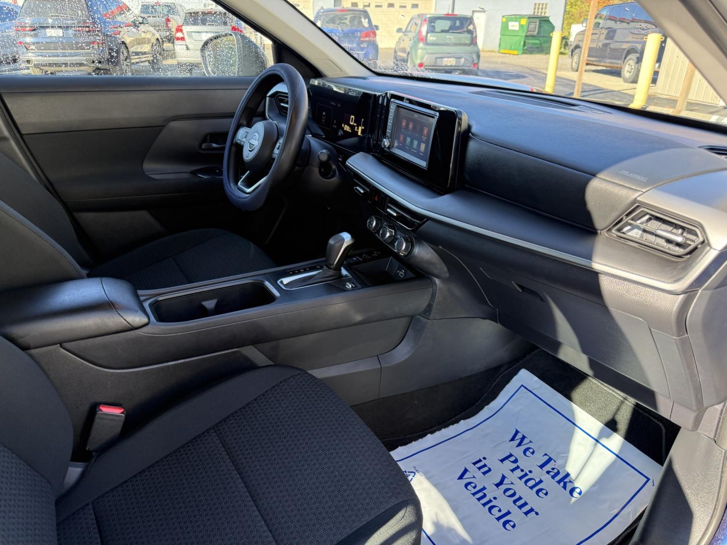 2025 Blue /Black Nissan Kicks S 4WD (3N8AP6BB3SL) with an 2.0L I4 DOHC 16V engine, Automatic transmission, located at 547 E. Main St., Orwell, OH, 44076, (440) 437-5893, 41.535435, -80.847855- Photo#31