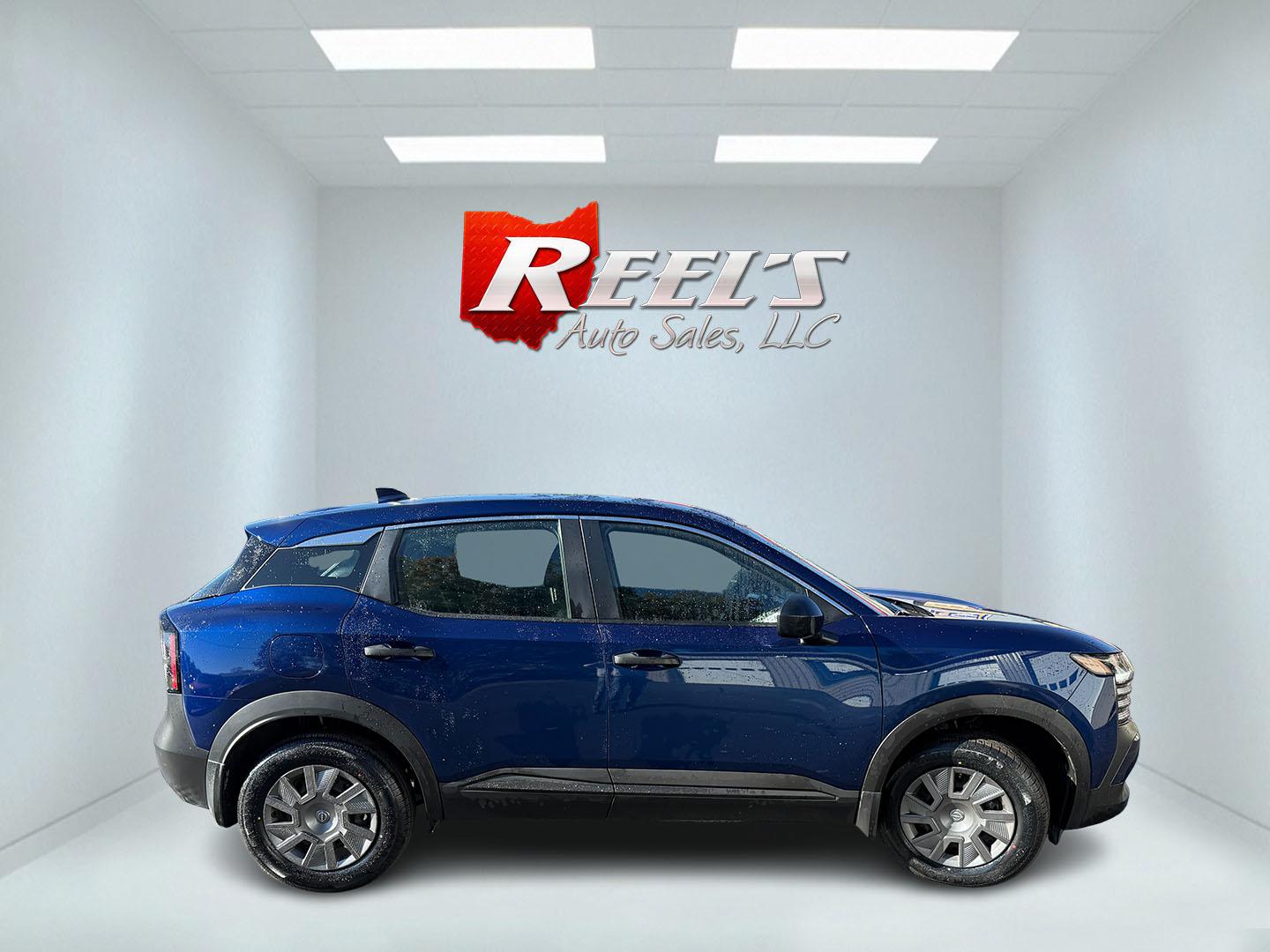 2025 Blue /Black Nissan Kicks S 4WD (3N8AP6BB3SL) with an 2.0L I4 DOHC 16V engine, Automatic transmission, located at 547 E. Main St., Orwell, OH, 44076, (440) 437-5893, 41.535435, -80.847855- Photo#19