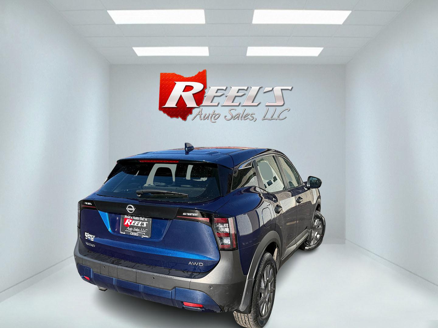 2025 Blue /Black Nissan Kicks S 4WD (3N8AP6BB3SL) with an 2.0L I4 DOHC 16V engine, Automatic transmission, located at 547 E. Main St., Orwell, OH, 44076, (440) 437-5893, 41.535435, -80.847855- Photo#21