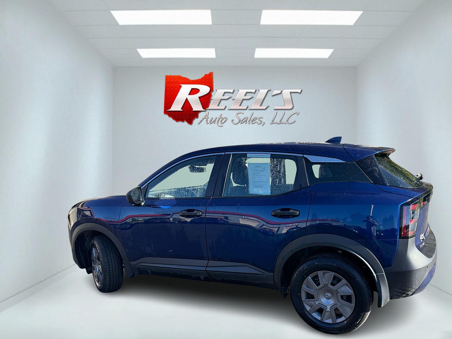 2025 Blue /Black Nissan Kicks S 4WD (3N8AP6BB3SL) with an 2.0L I4 DOHC 16V engine, Automatic transmission, located at 547 E. Main St., Orwell, OH, 44076, (440) 437-5893, 41.535435, -80.847855- Photo#24