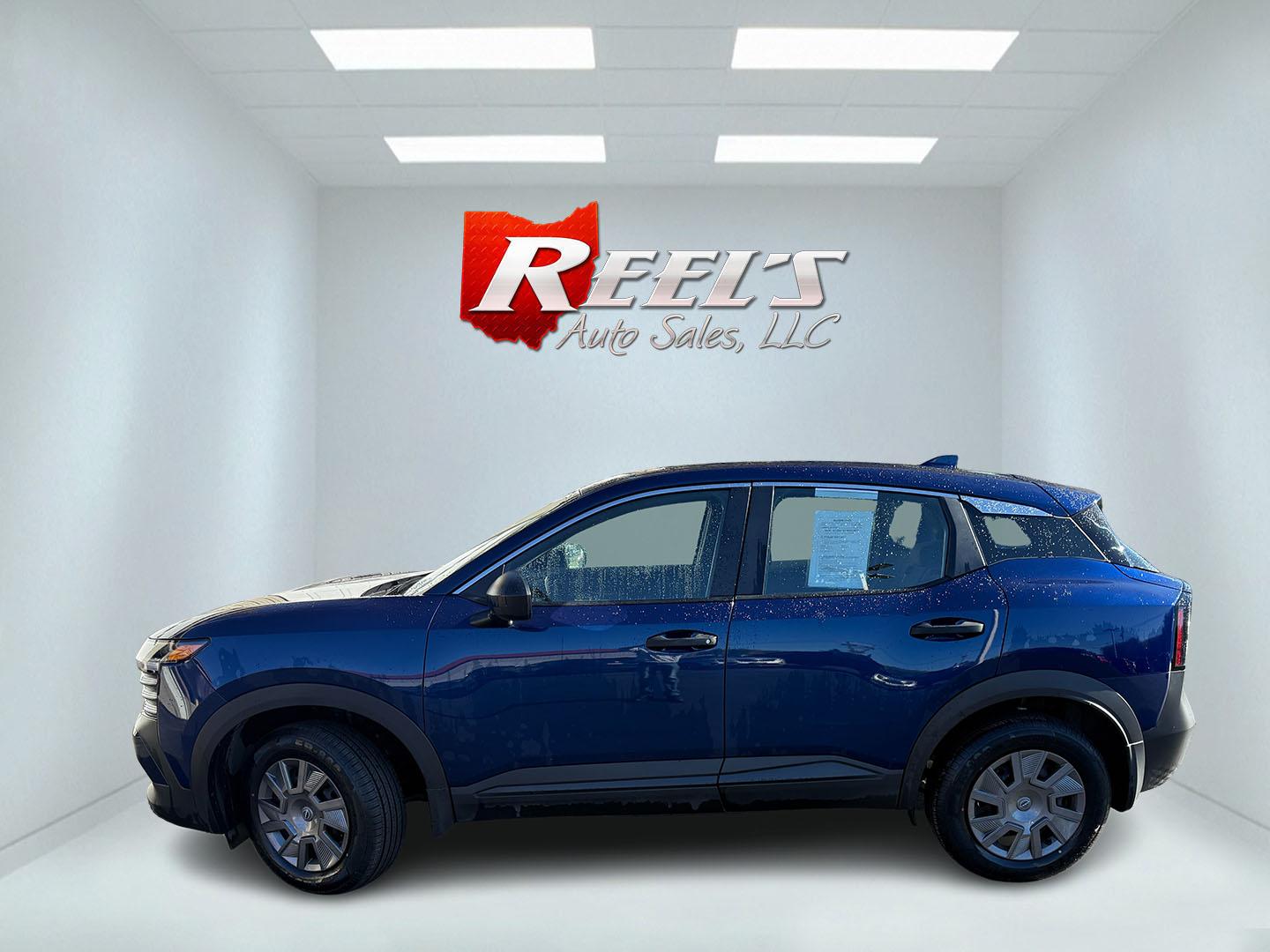 2025 Blue /Black Nissan Kicks S 4WD (3N8AP6BB3SL) with an 2.0L I4 DOHC 16V engine, Automatic transmission, located at 547 E. Main St., Orwell, OH, 44076, (440) 437-5893, 41.535435, -80.847855- Photo#26