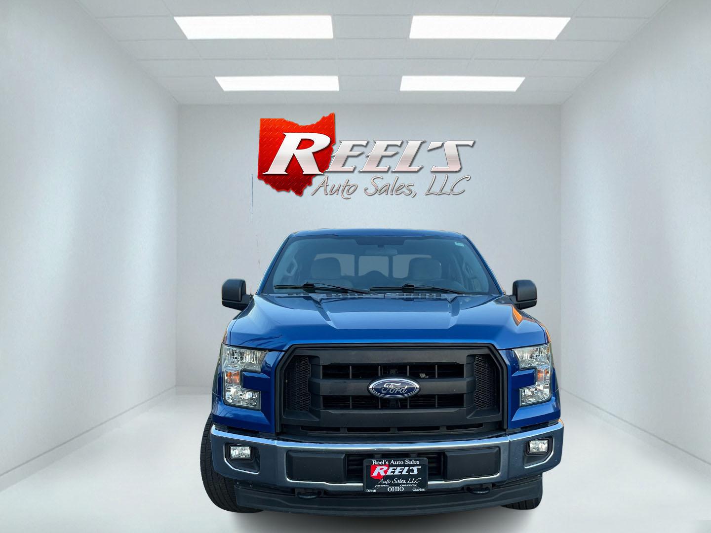2017 Blue /Gray Ford F-150 XL SuperCrew 5.5-ft. Bed 4WD (1FTEW1EP4HF) with an 2.7L V6 DOHC 24V TWIN TURBO engine, Automatic transmission, located at 11115 Chardon Rd. , Chardon, OH, 44024, (440) 214-9705, 41.580246, -81.241943- Photo#1