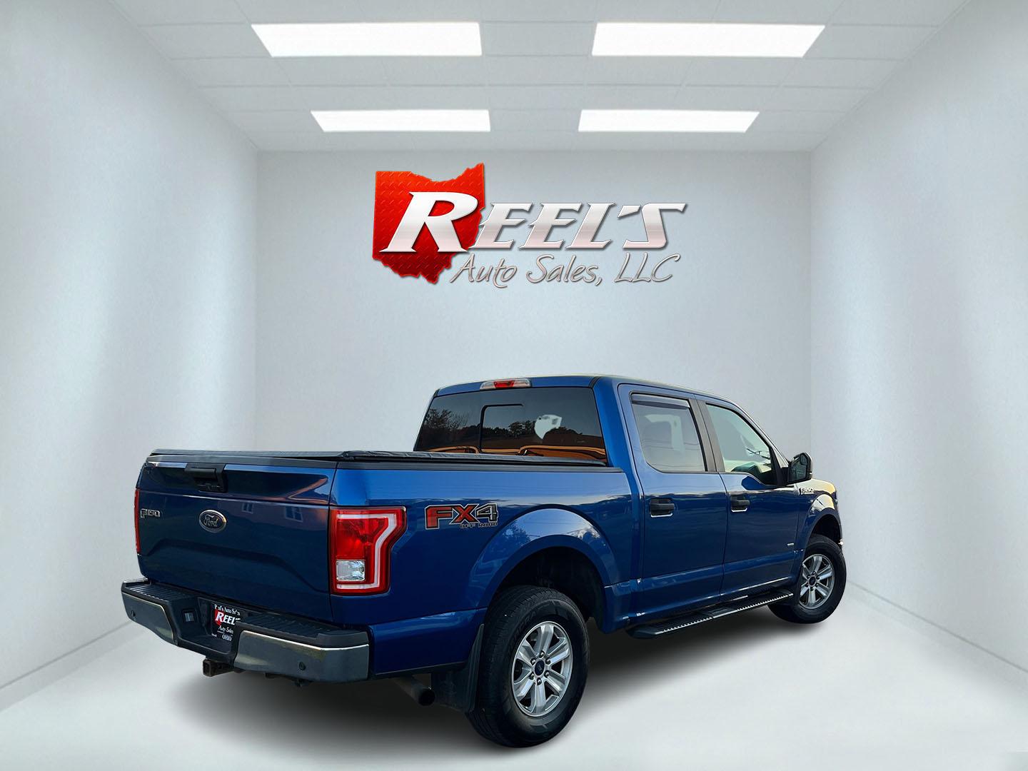 2017 Blue /Gray Ford F-150 XL SuperCrew 5.5-ft. Bed 4WD (1FTEW1EP4HF) with an 2.7L V6 DOHC 24V TWIN TURBO engine, Automatic transmission, located at 11115 Chardon Rd. , Chardon, OH, 44024, (440) 214-9705, 41.580246, -81.241943- Photo#6