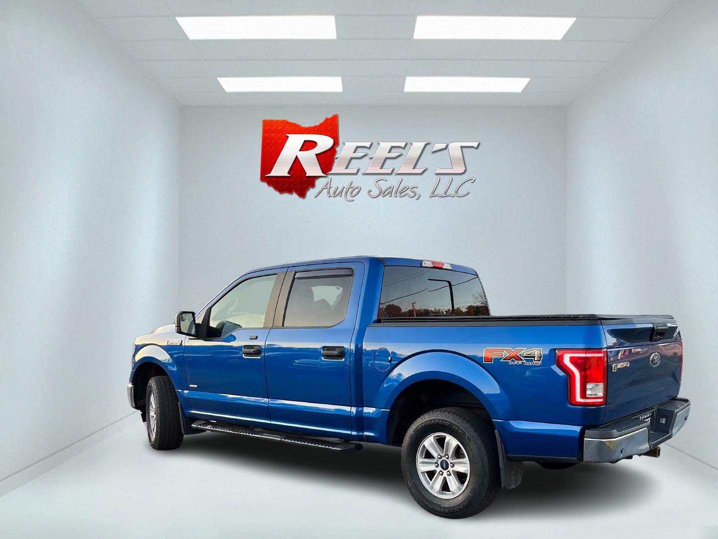 2017 Blue /Gray Ford F-150 XL SuperCrew 5.5-ft. Bed 4WD (1FTEW1EP4HF) with an 2.7L V6 DOHC 24V TWIN TURBO engine, Automatic transmission, located at 11115 Chardon Rd. , Chardon, OH, 44024, (440) 214-9705, 41.580246, -81.241943- Photo#9