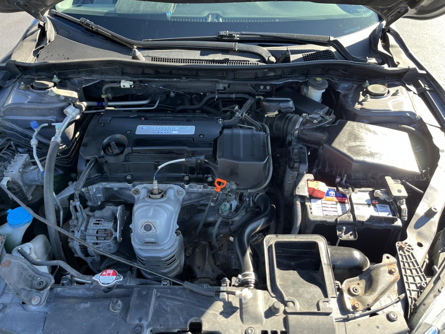 2015 Gray /Gray Honda Accord LX Sedan CVT (1HGCR2F37FA) with an 2.4L I4 DOHC 16V engine, Automatic transmission, located at 11115 Chardon Rd. , Chardon, OH, 44024, (440) 214-9705, 41.580246, -81.241943- Photo#13
