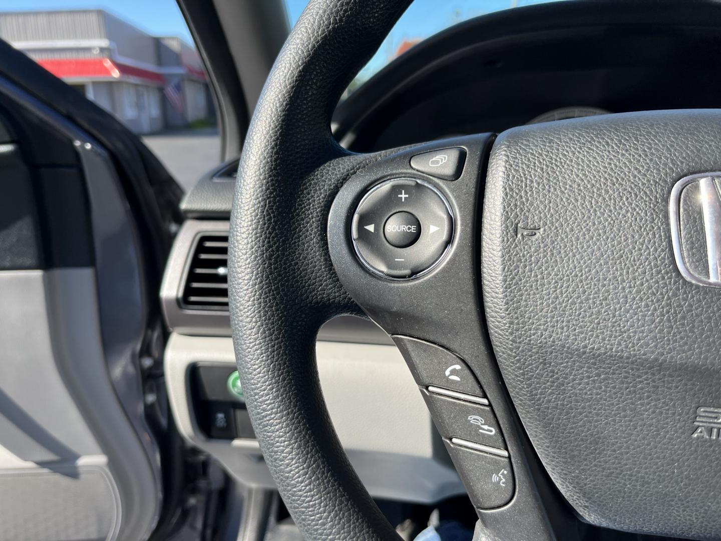 2015 Gray /Gray Honda Accord LX Sedan CVT (1HGCR2F37FA) with an 2.4L I4 DOHC 16V engine, Automatic transmission, located at 11115 Chardon Rd. , Chardon, OH, 44024, (440) 214-9705, 41.580246, -81.241943- Photo#21